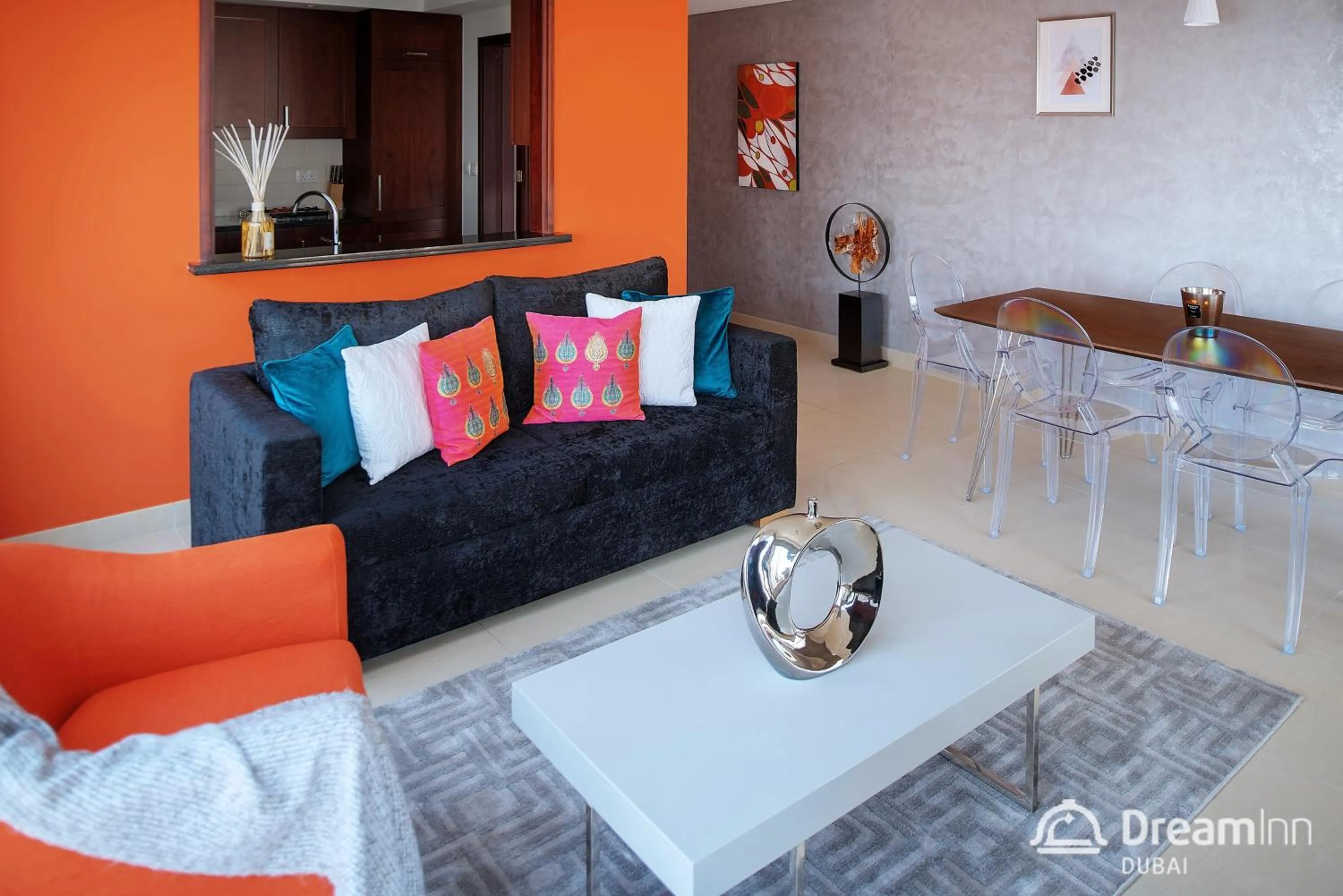 Living room in Dream Inn - Apartment with Private Terrace, 29 Boulevard Downtown