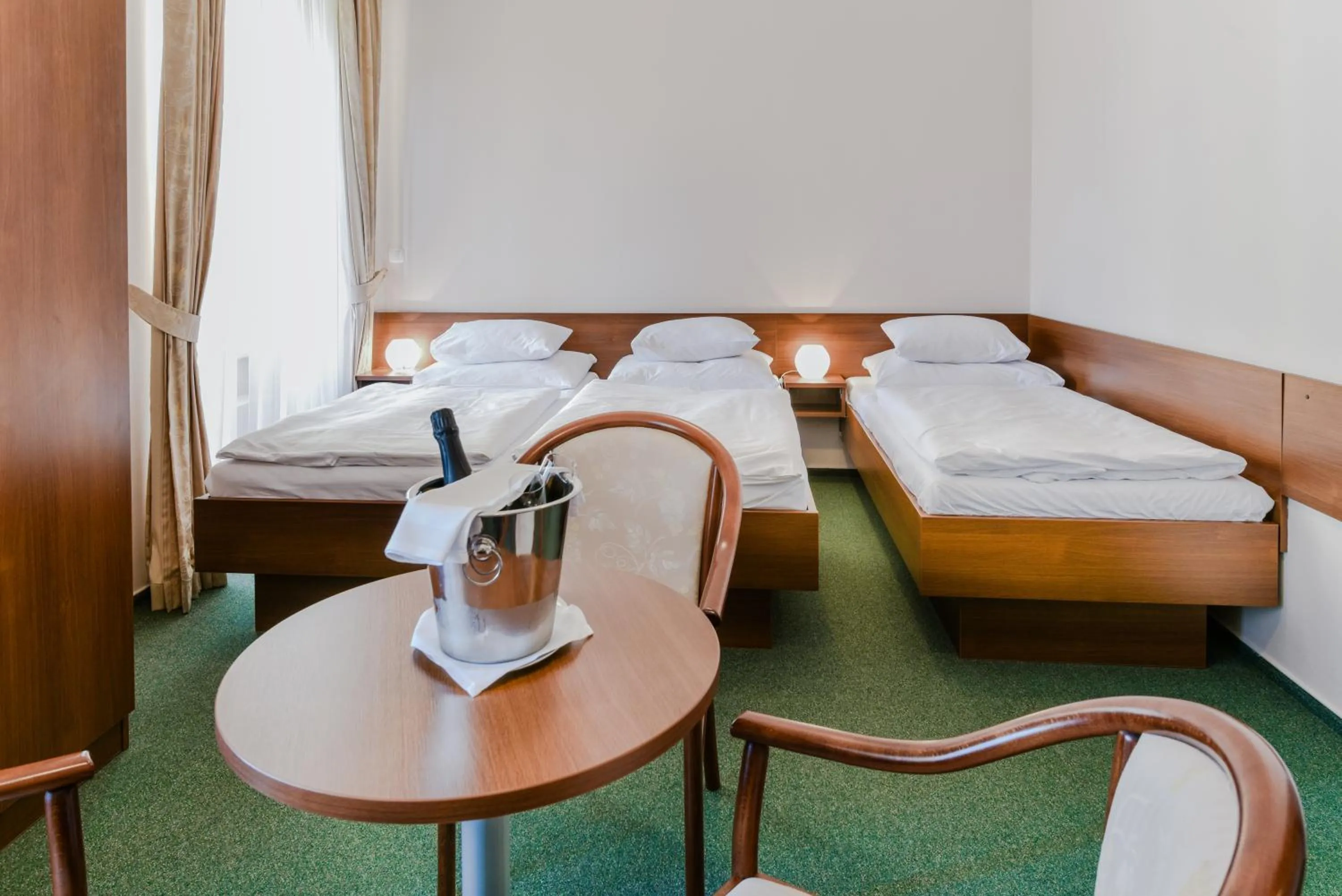 Bedroom, Bed in Château Liblice