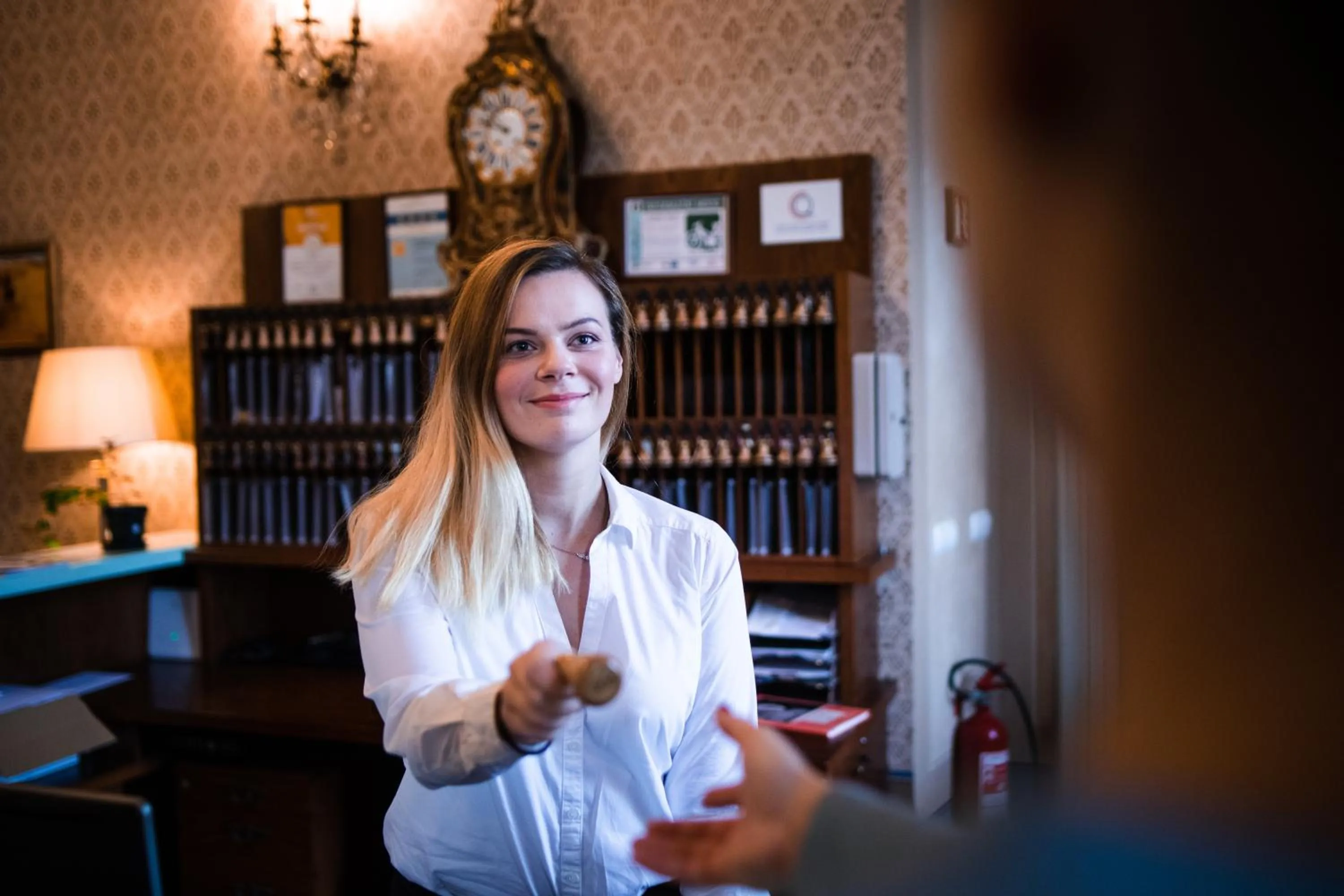 People in Château Liblice