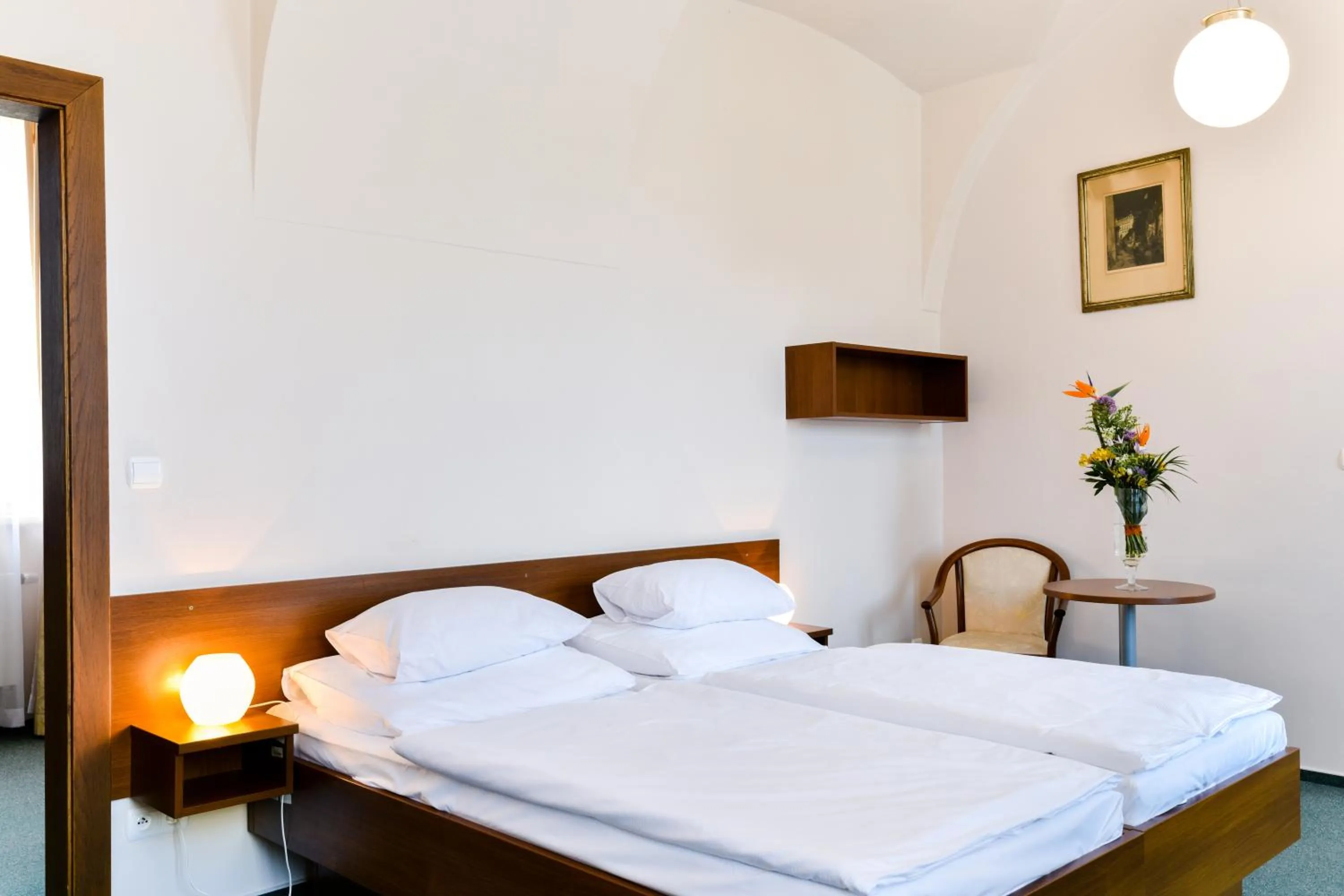 Bedroom, Bed in Château Liblice