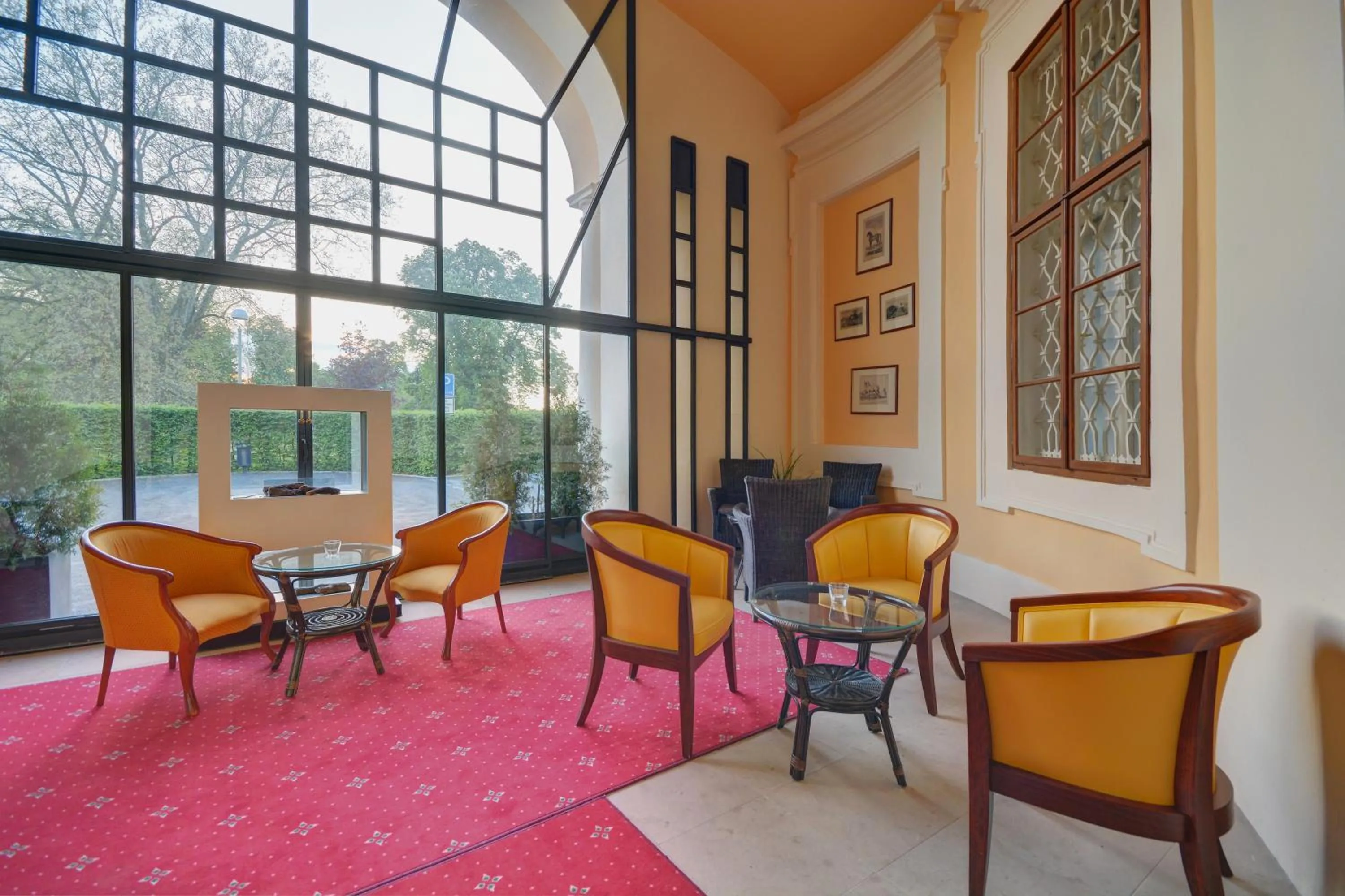 Lounge or bar in Château Liblice