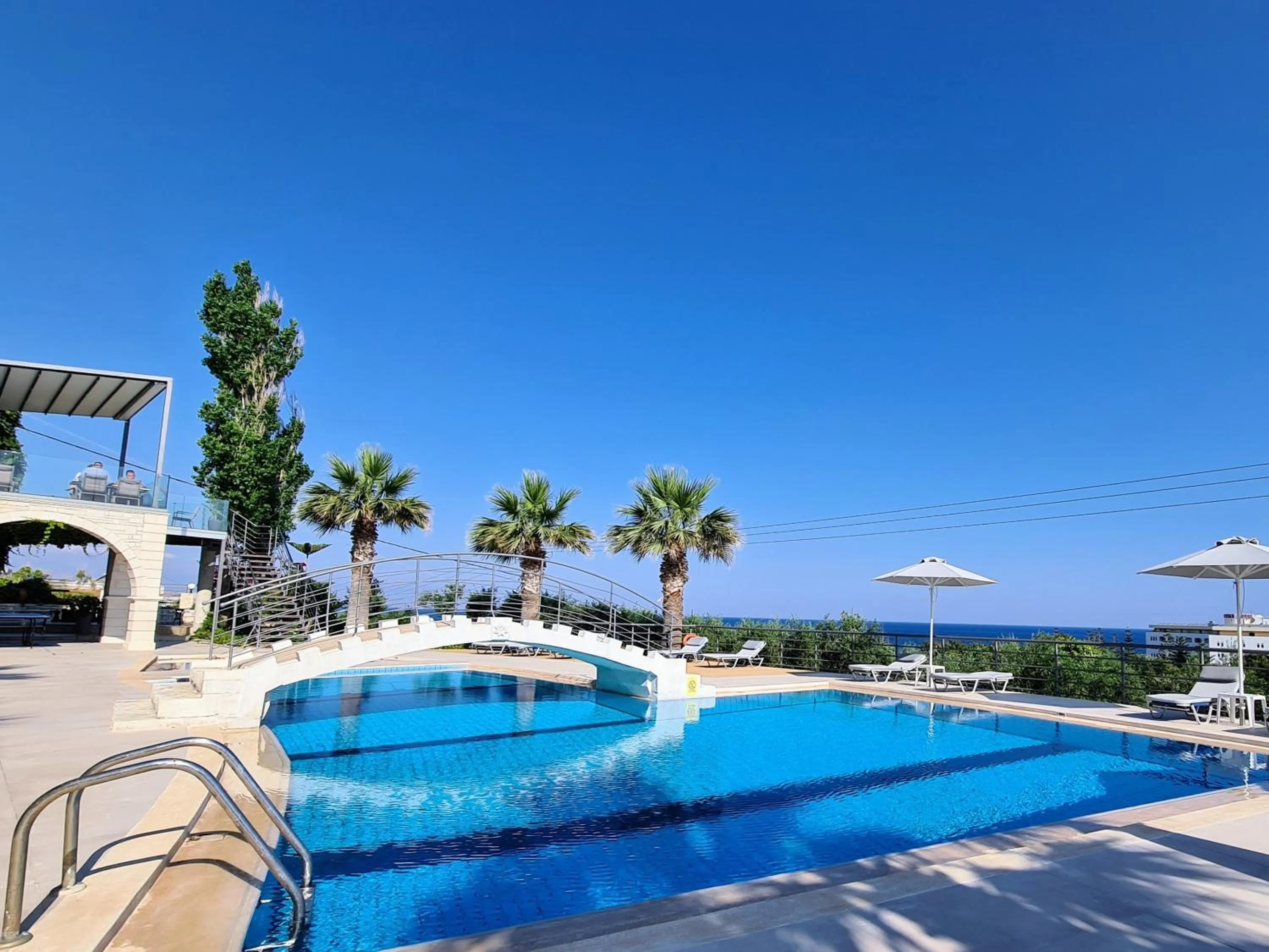 Pool view in Oasis Scaleta Hotel