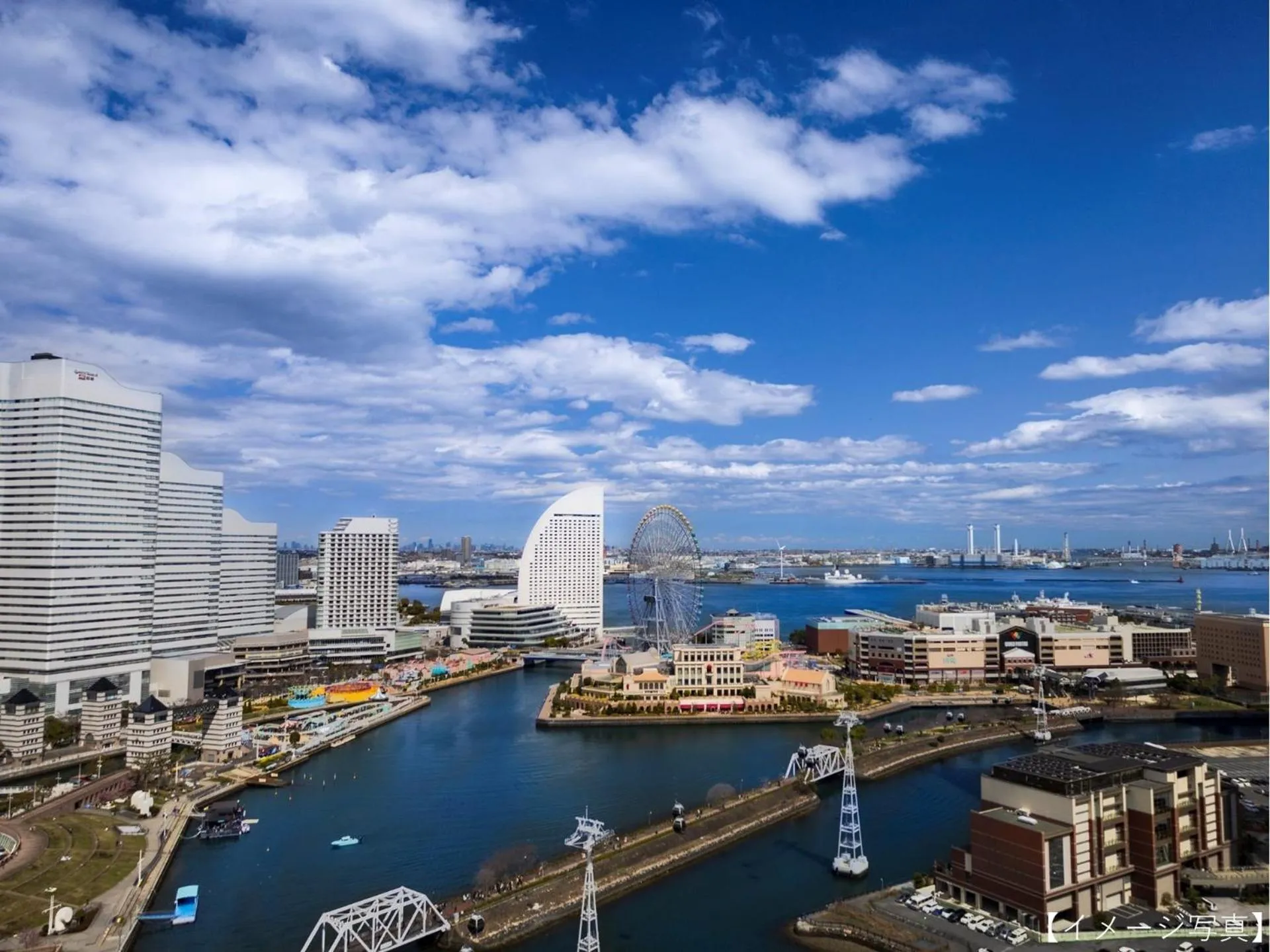 Sea view in Yokohama Sakuragicho Washington Hotel