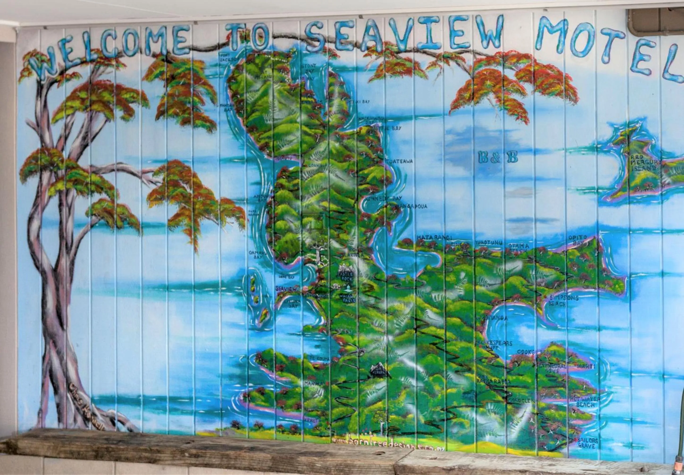 Property building in Coromandel Seaview Motel