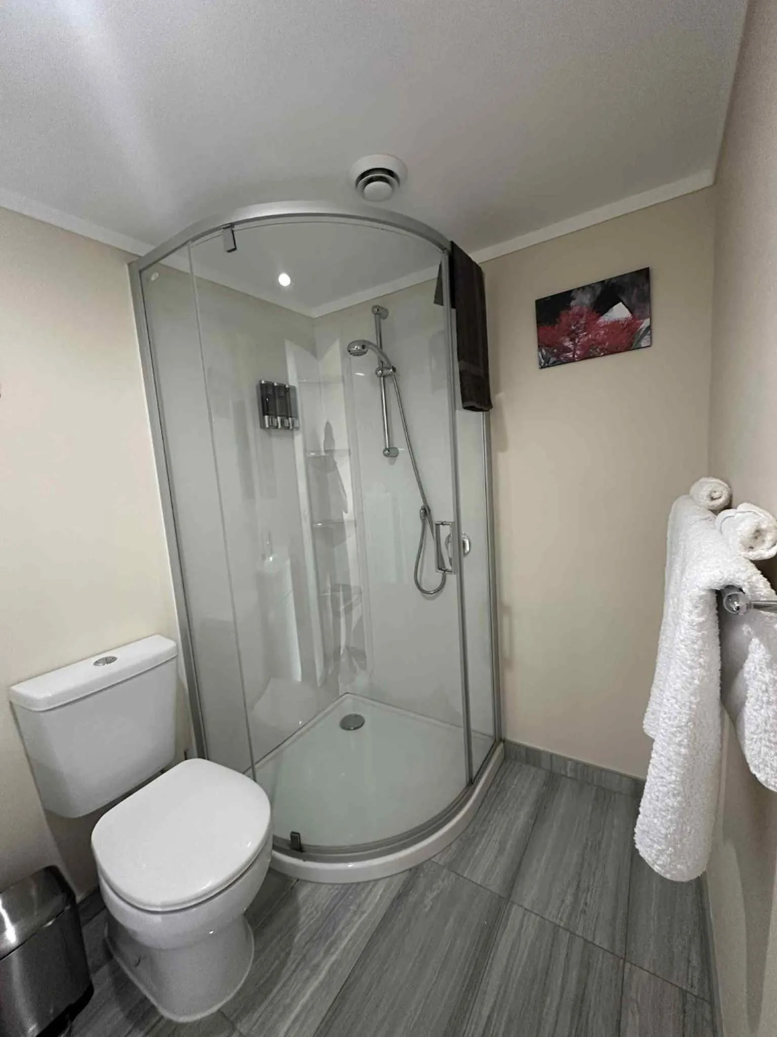 Shower in Coromandel Seaview Motel