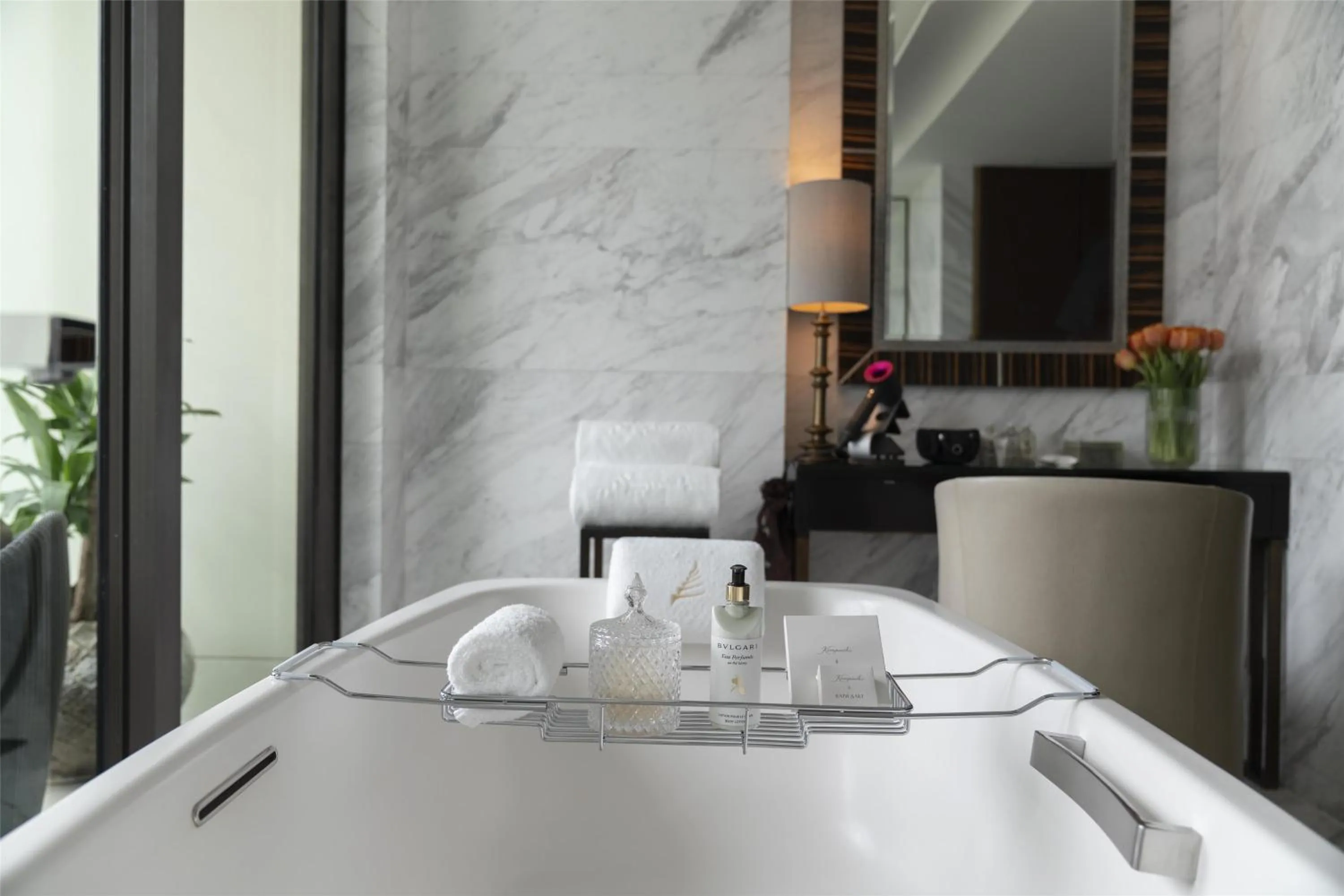 Bedroom in Siam Kempinski Hotel Bangkok