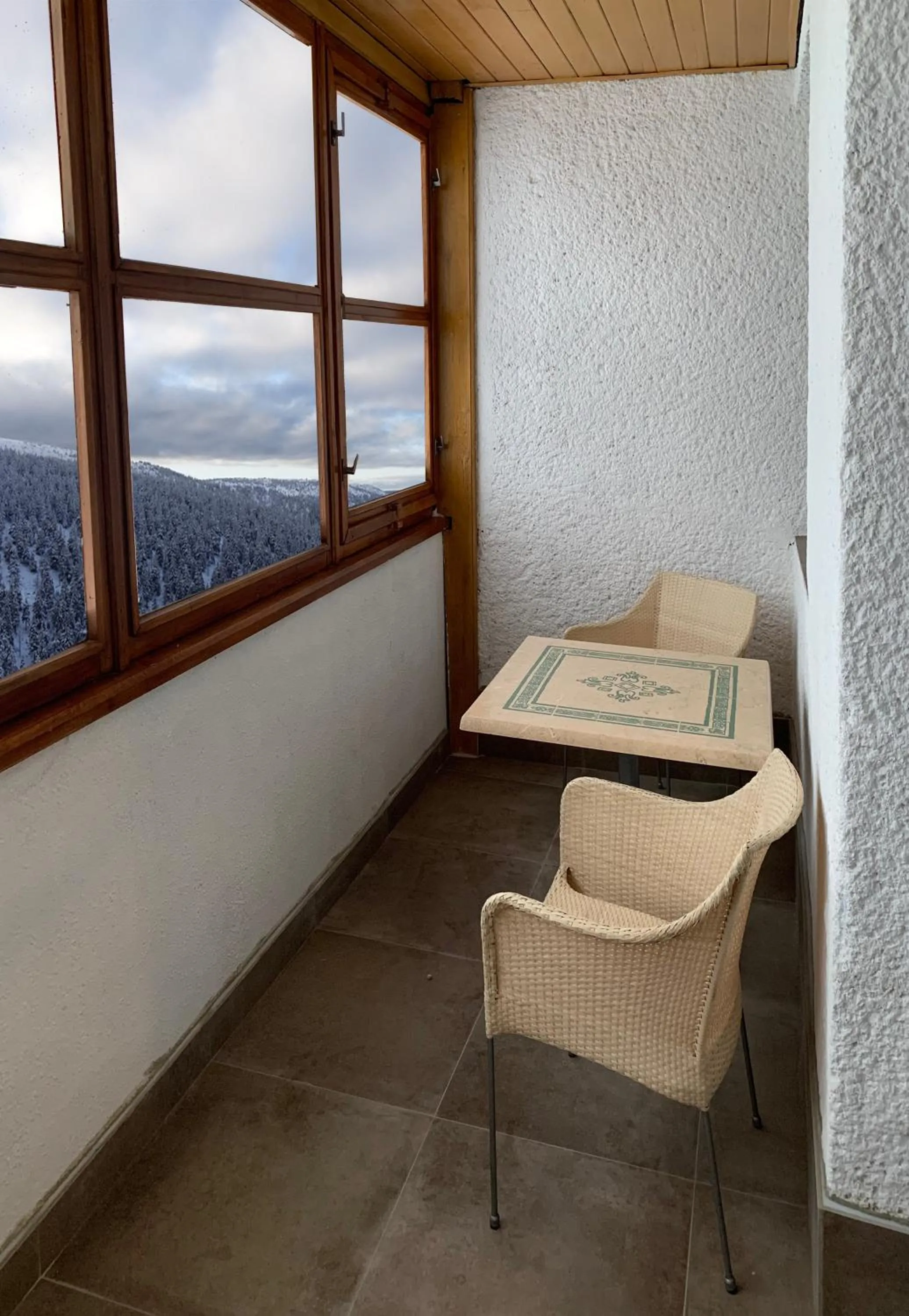 Mountain view in Hotel Petrovy kameny