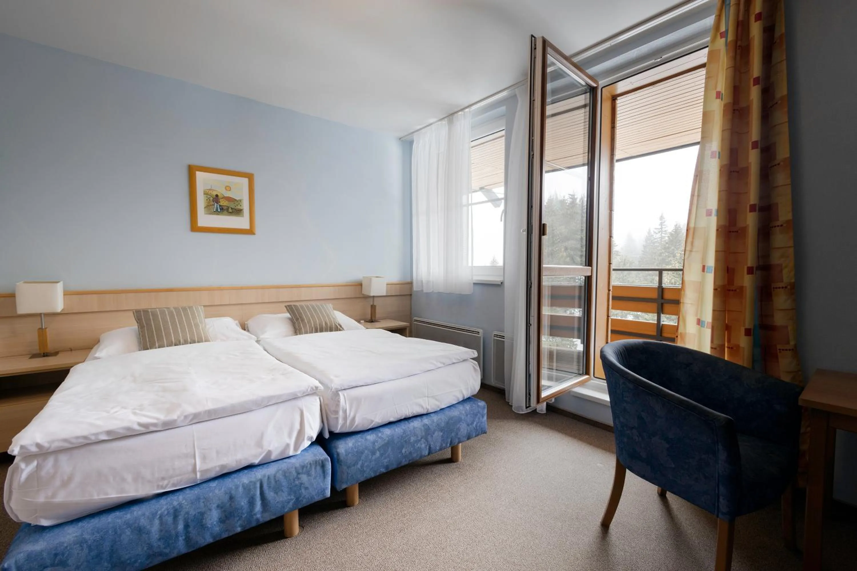 Bedroom, Bed in Hotel Petrovy kameny