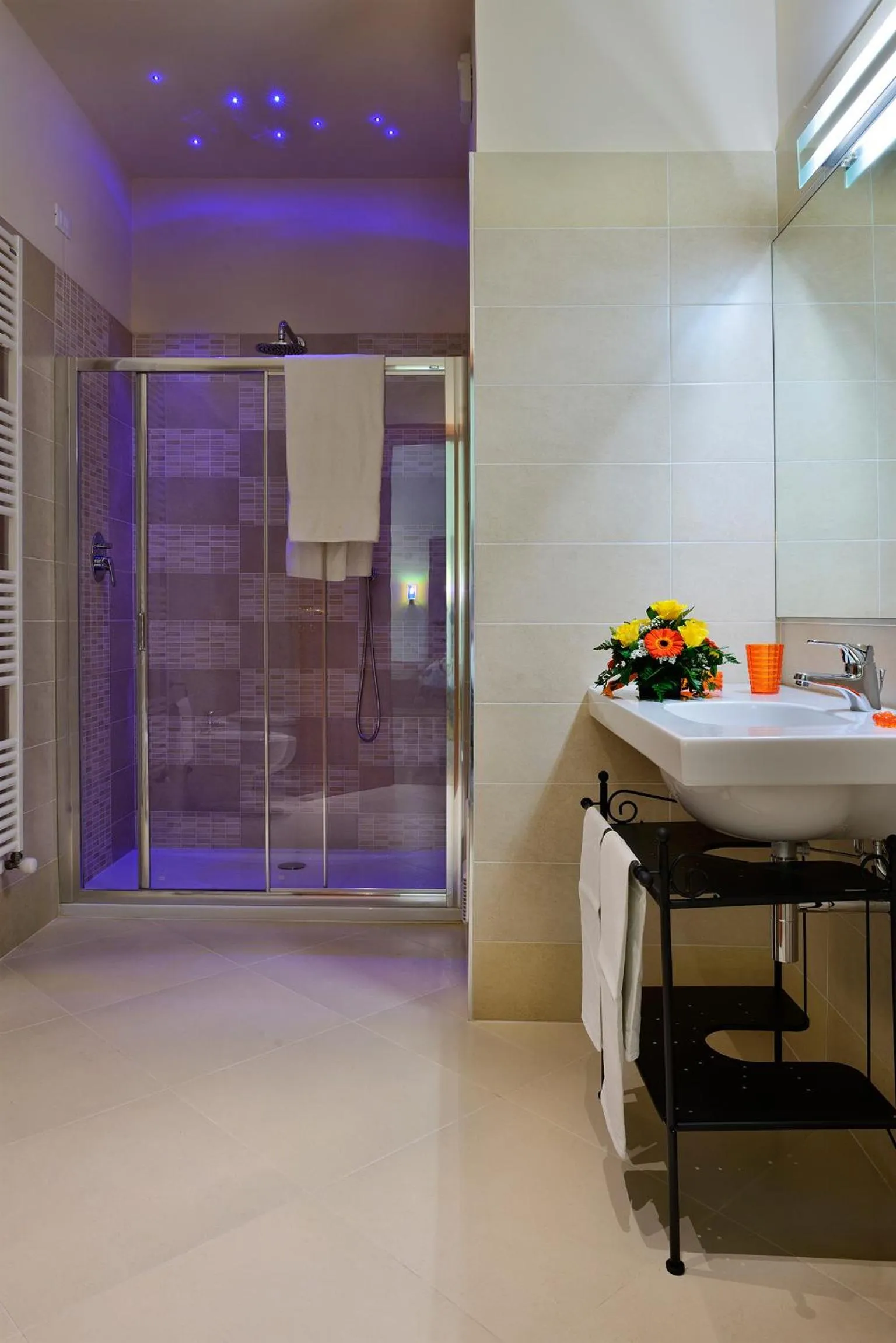Shower in SmArt Hotel Bartolini