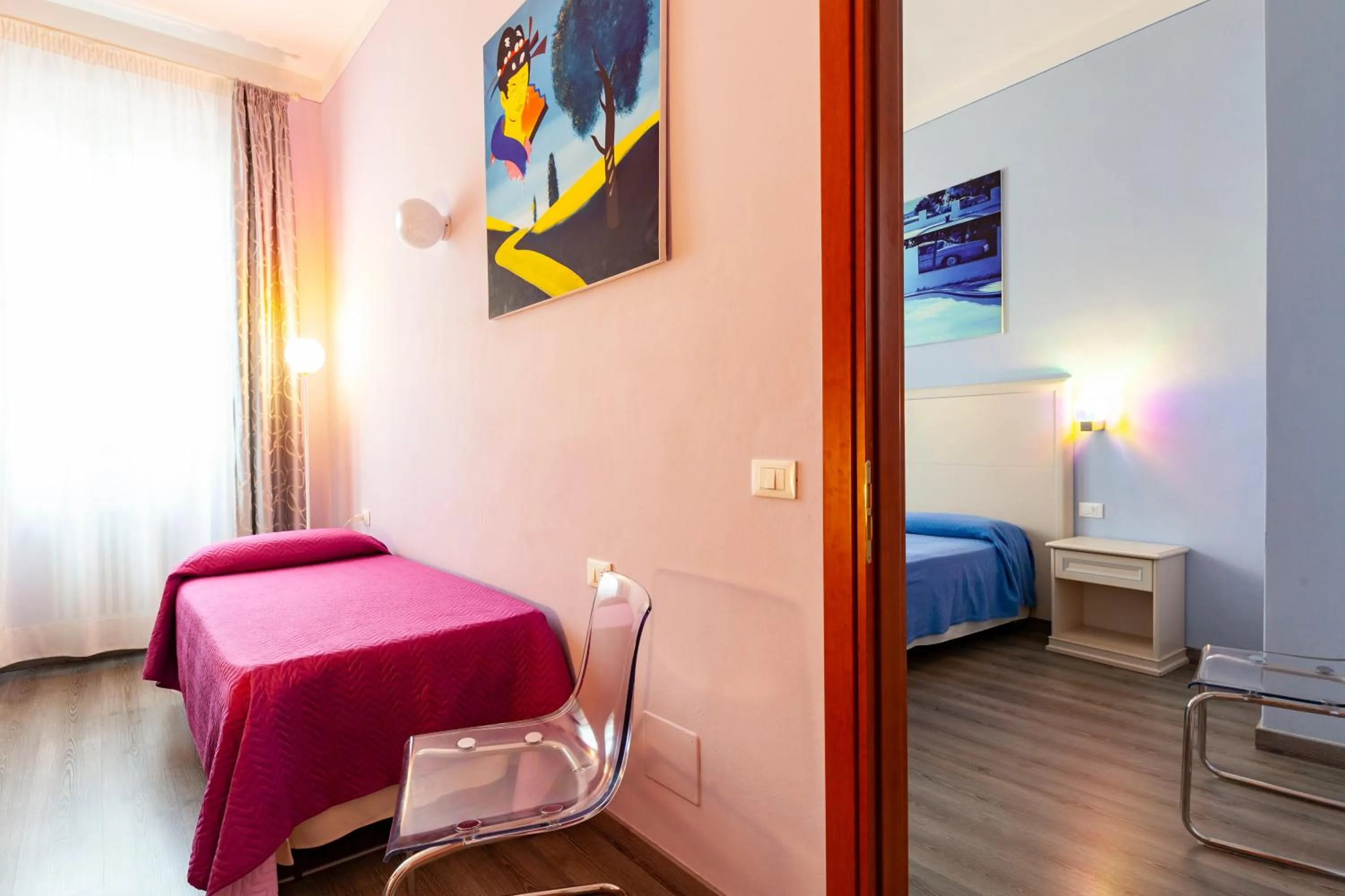 Bed in SmArt Hotel Bartolini