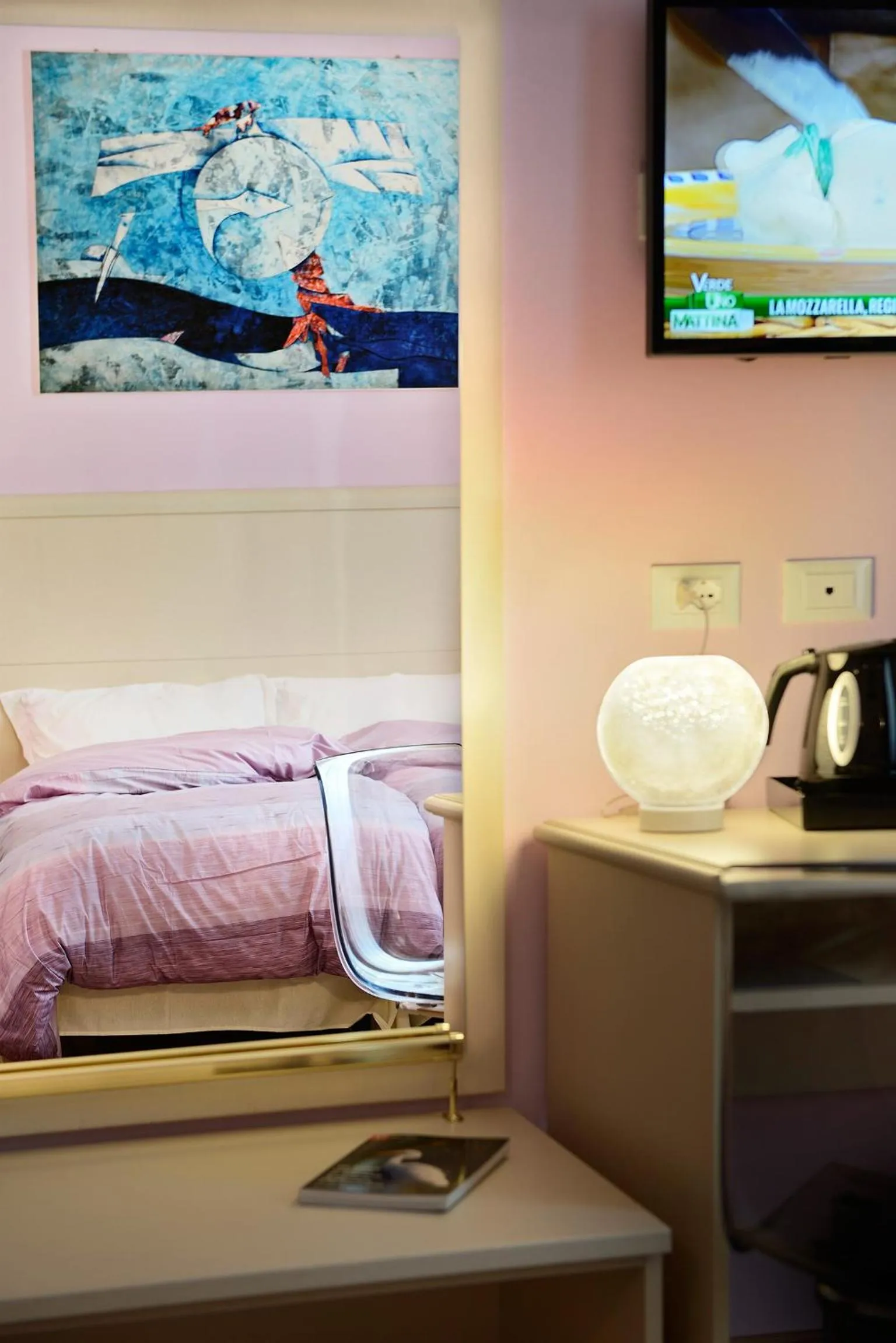 Bed in SmArt Hotel Bartolini