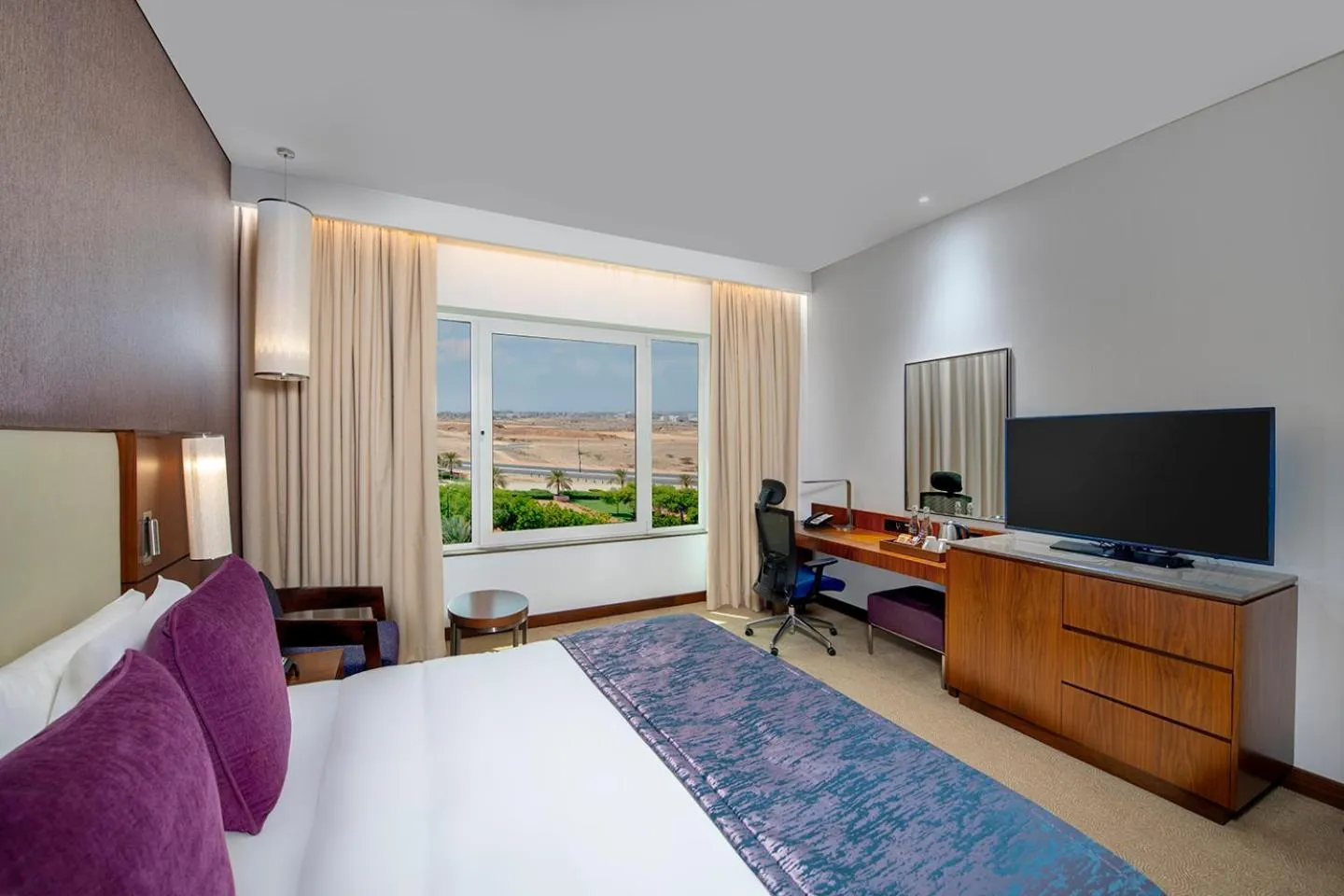 Bedroom, Bed in Crowne Plaza Muscat OCEC by IHG