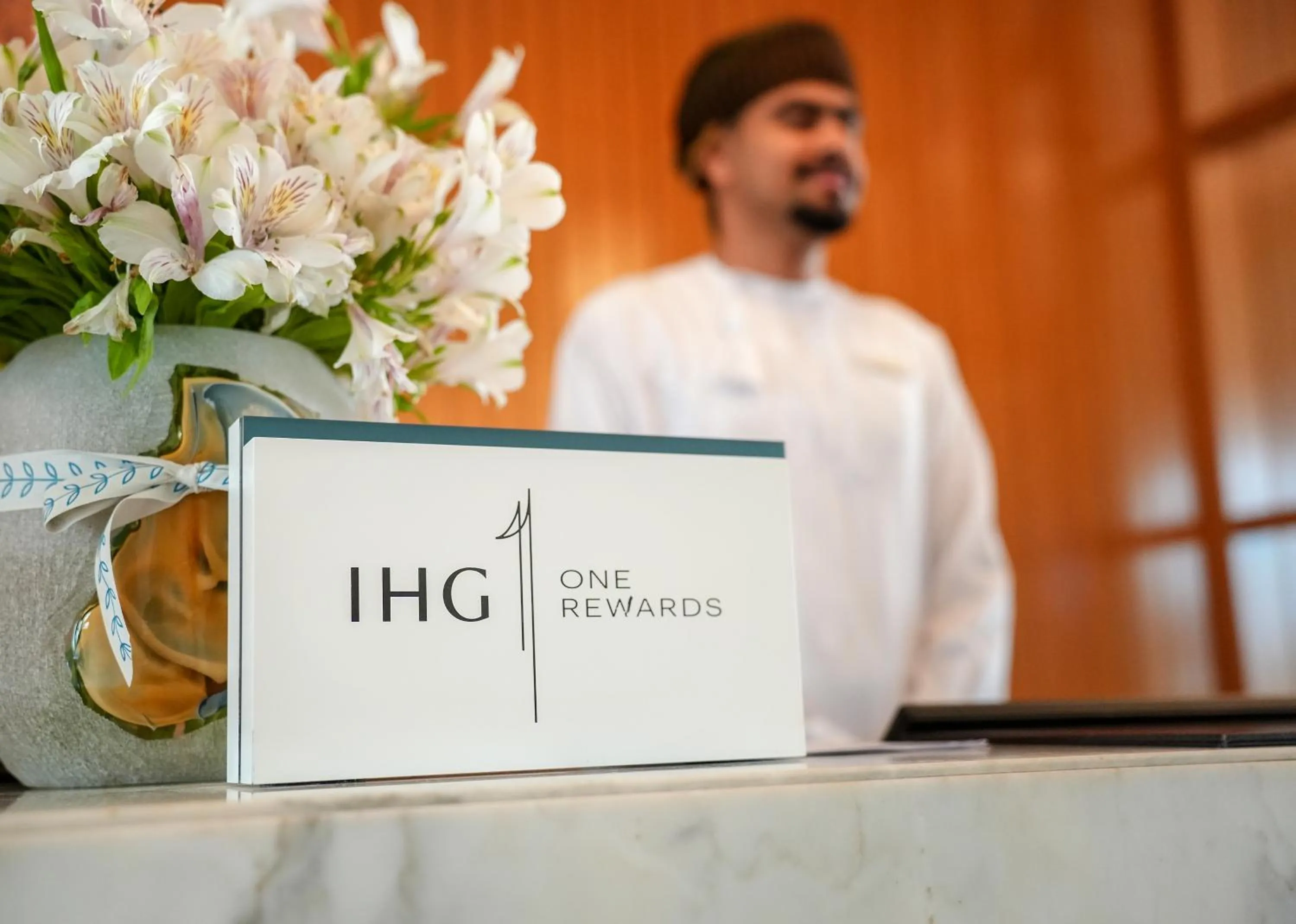 Lobby or reception in Crowne Plaza Muscat OCEC by IHG