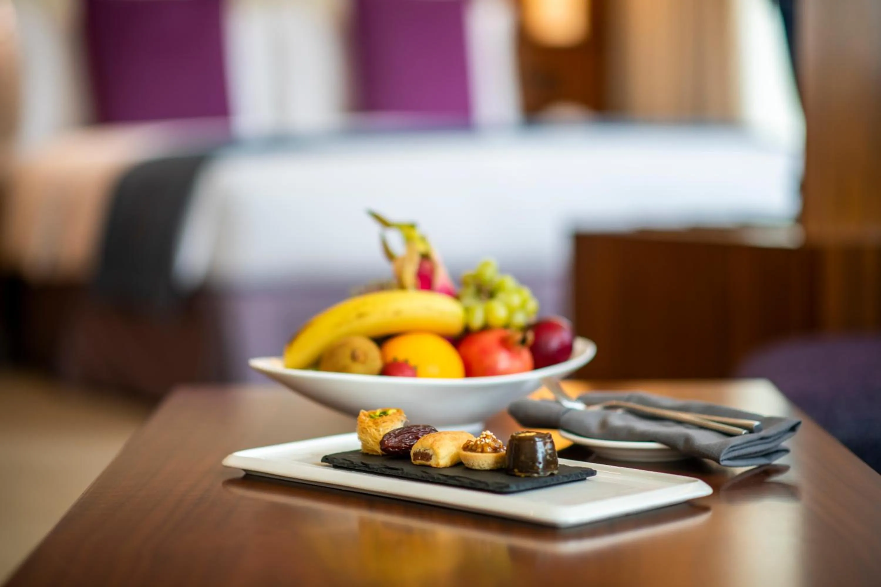 Bed in Crowne Plaza Muscat OCEC by IHG