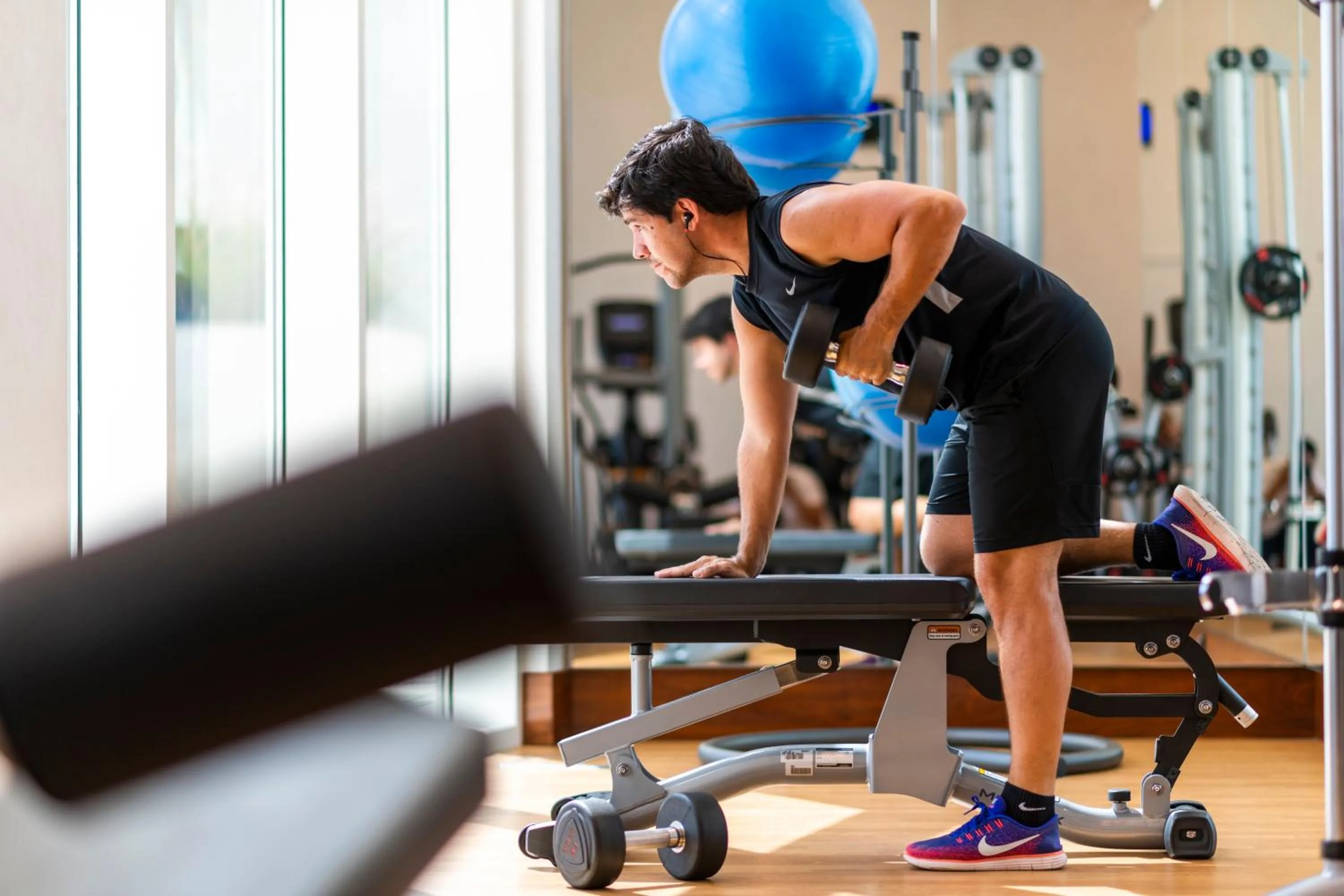 Fitness centre/facilities in Crowne Plaza Muscat OCEC by IHG