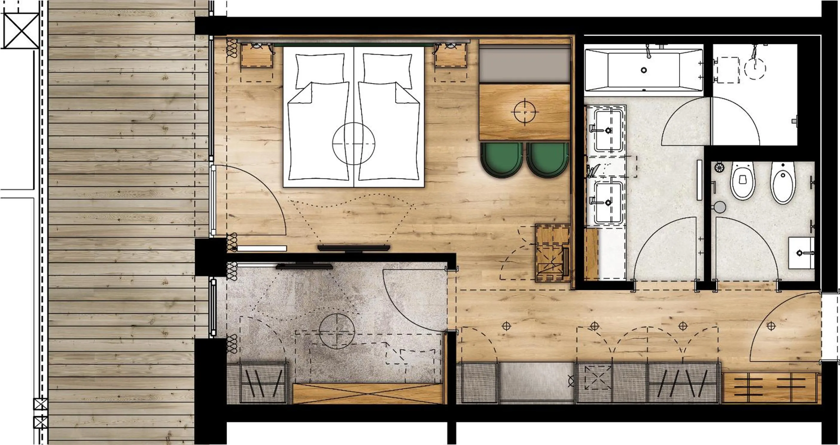 Photo of the whole room in Zugspitz Resort