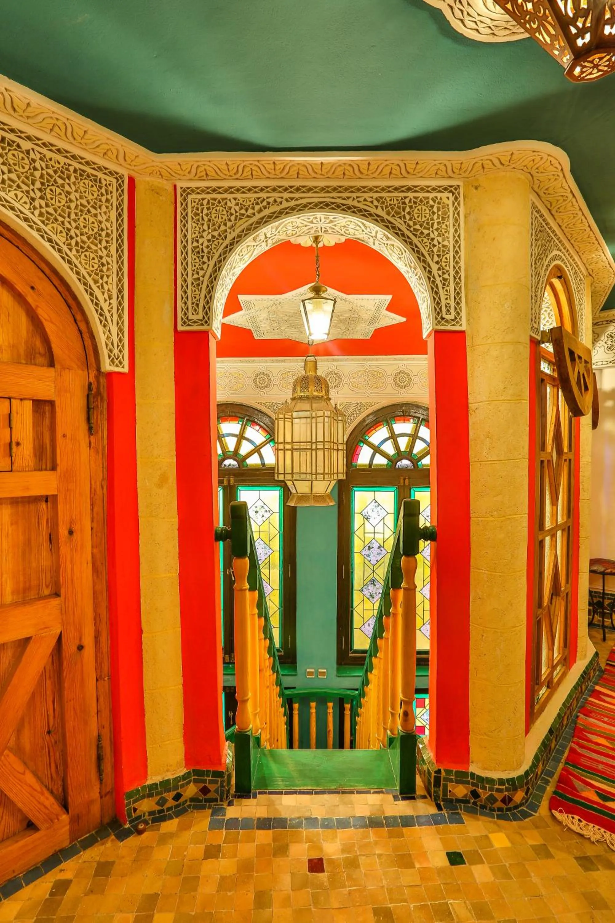 Decorative detail in Dar Ayour appartements