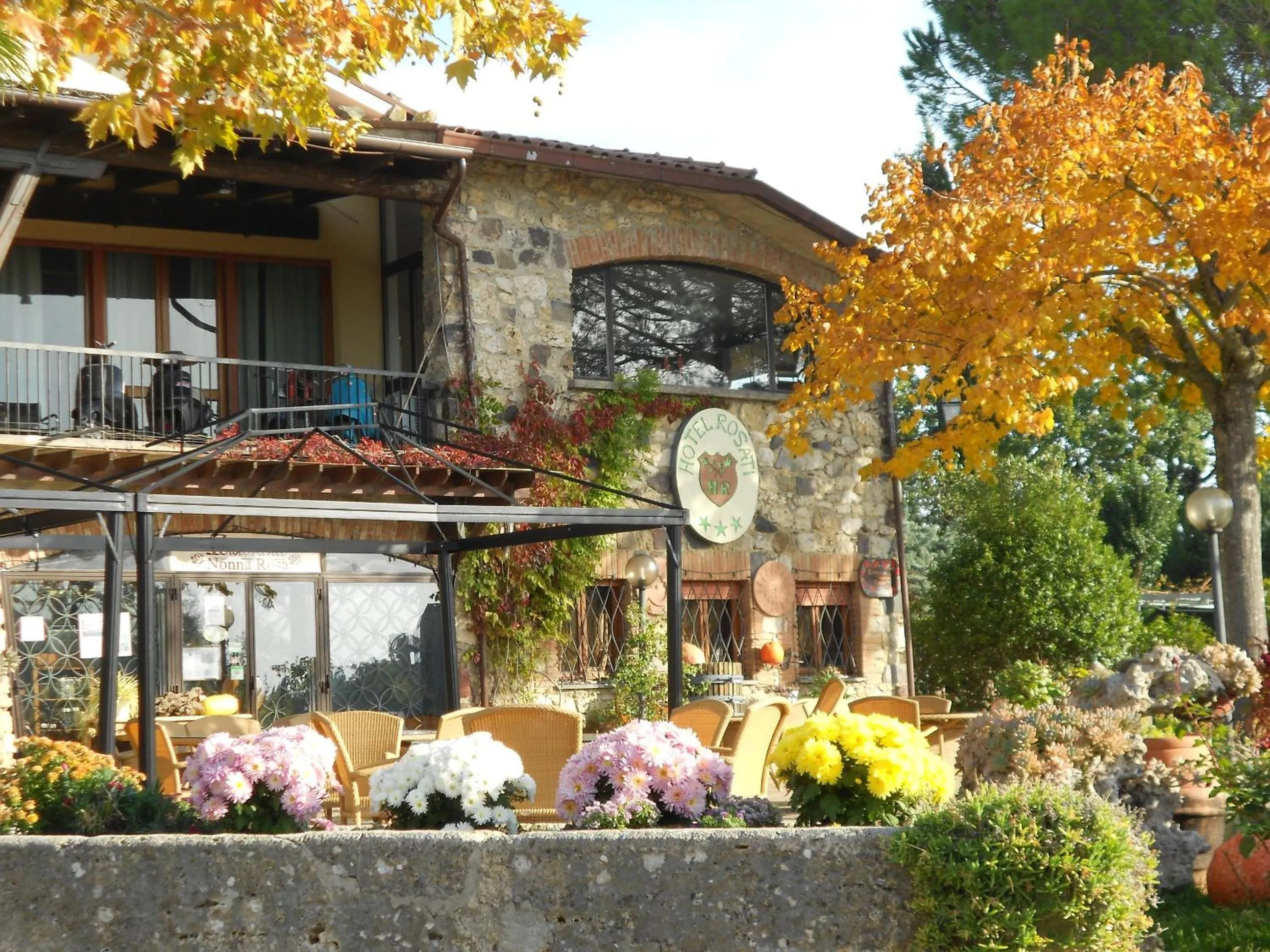 Garden in Hotel Rosati