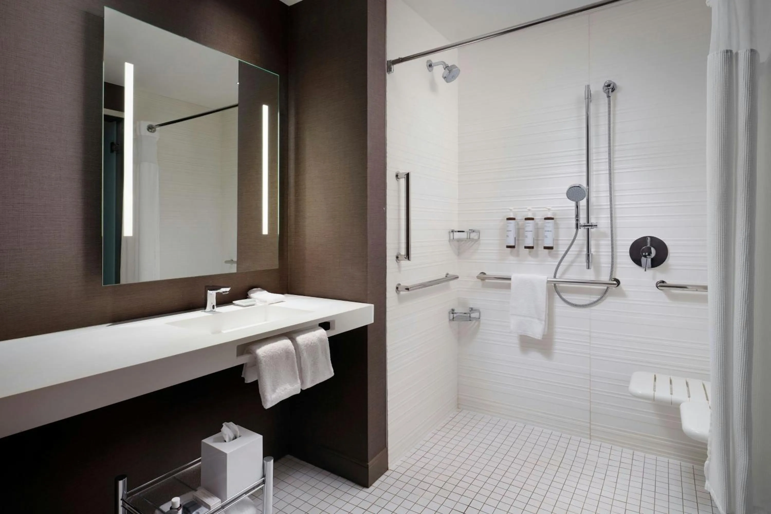 Bathroom in AC Hotel by Marriott Dallas Downtown