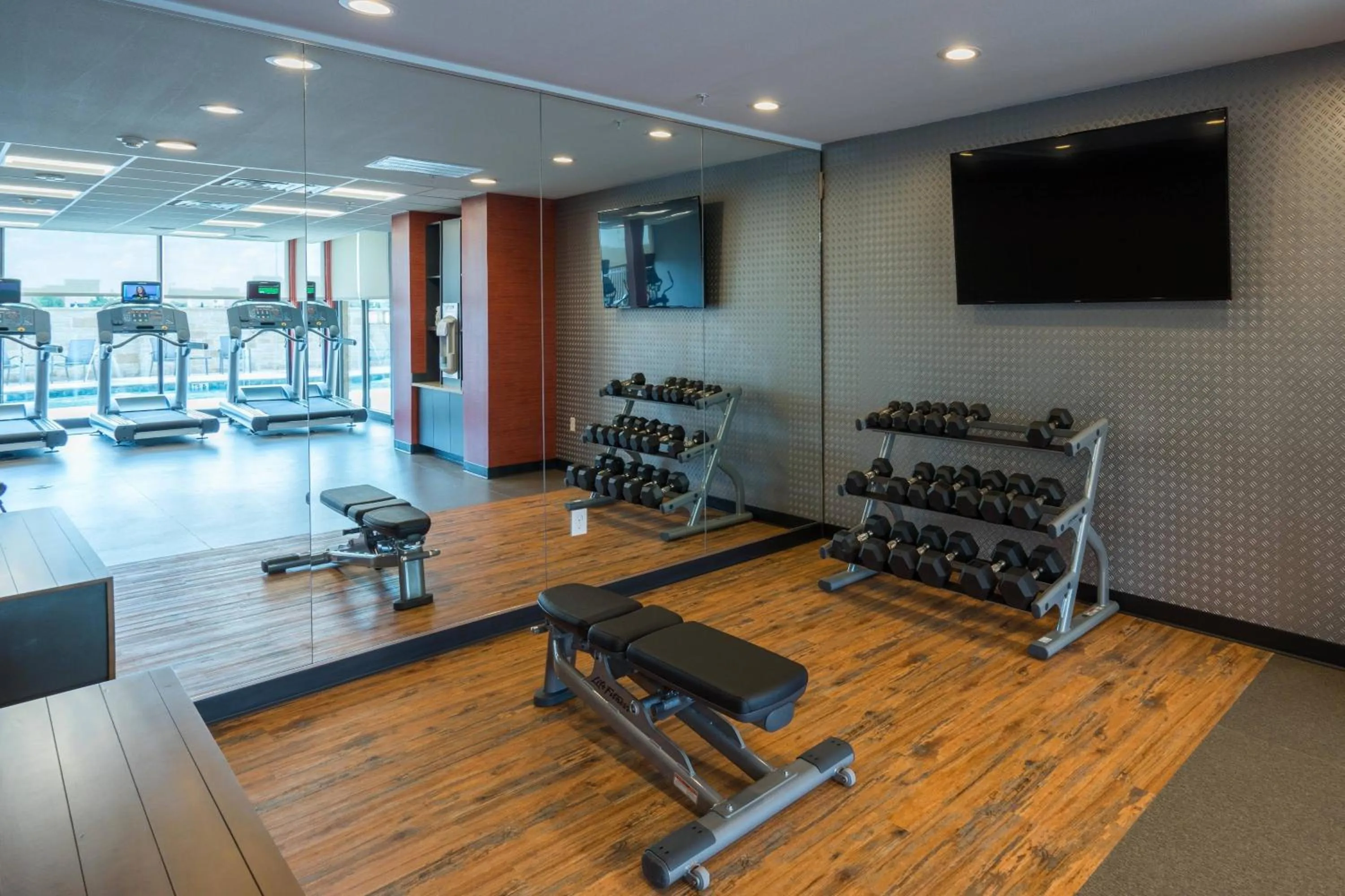 Fitness centre/facilities in Fairfield Inn & Suites by Marriott Lubbock Southwest
