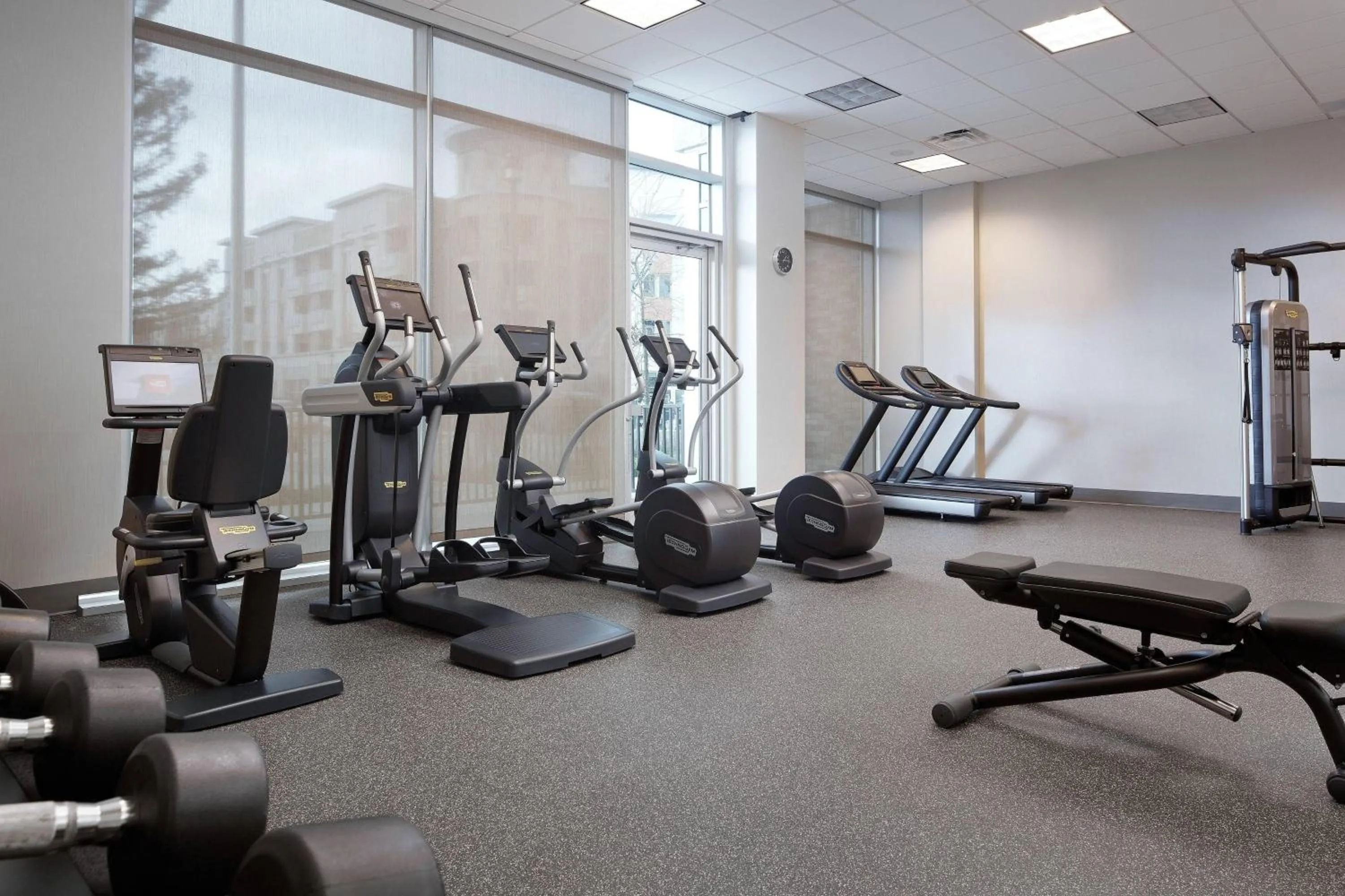 Fitness centre/facilities in Residence Inn by Marriott San Jose Cupertino