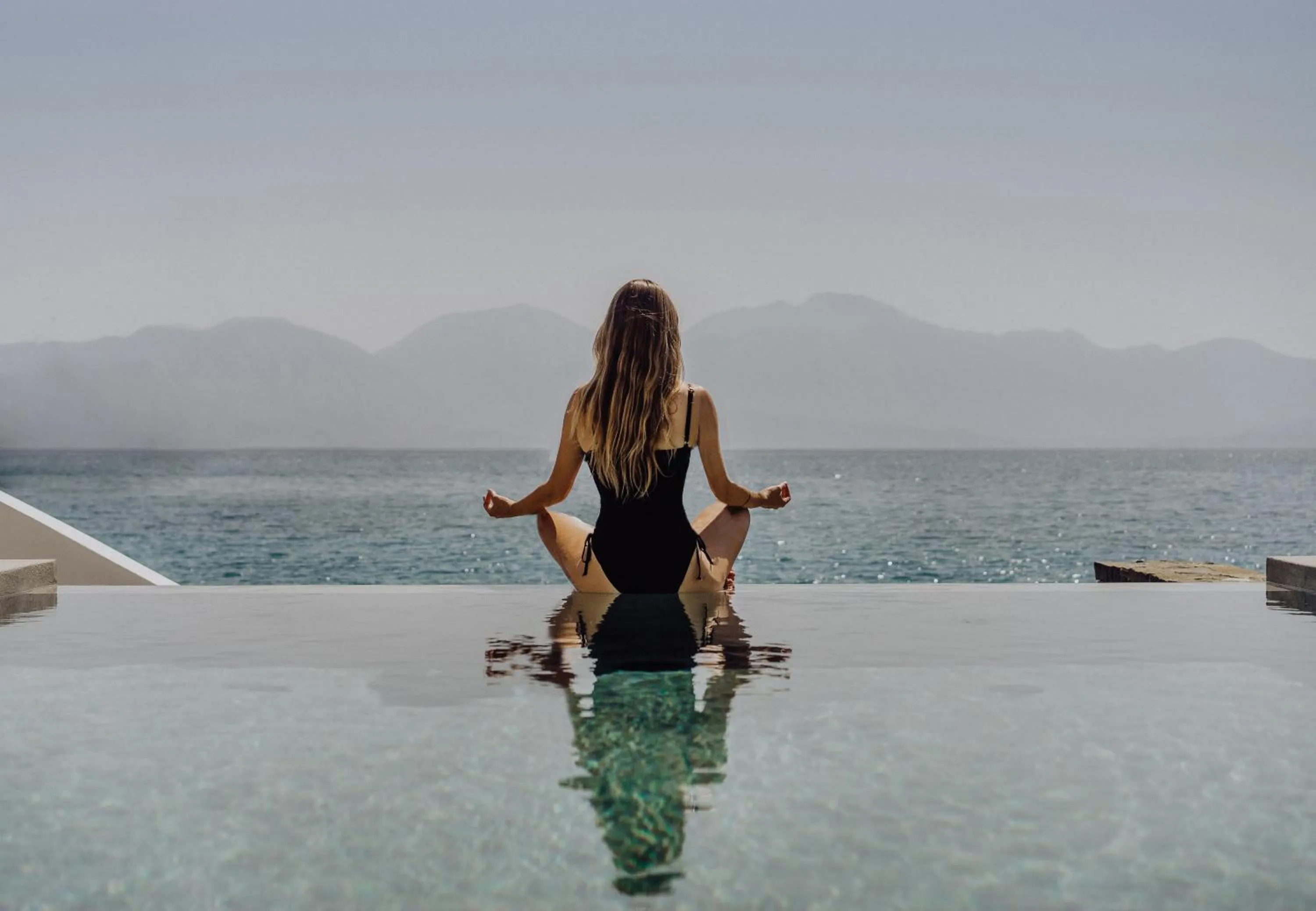 Swimming pool in Minos Beach Art Hotel, a Member of Design Hotels