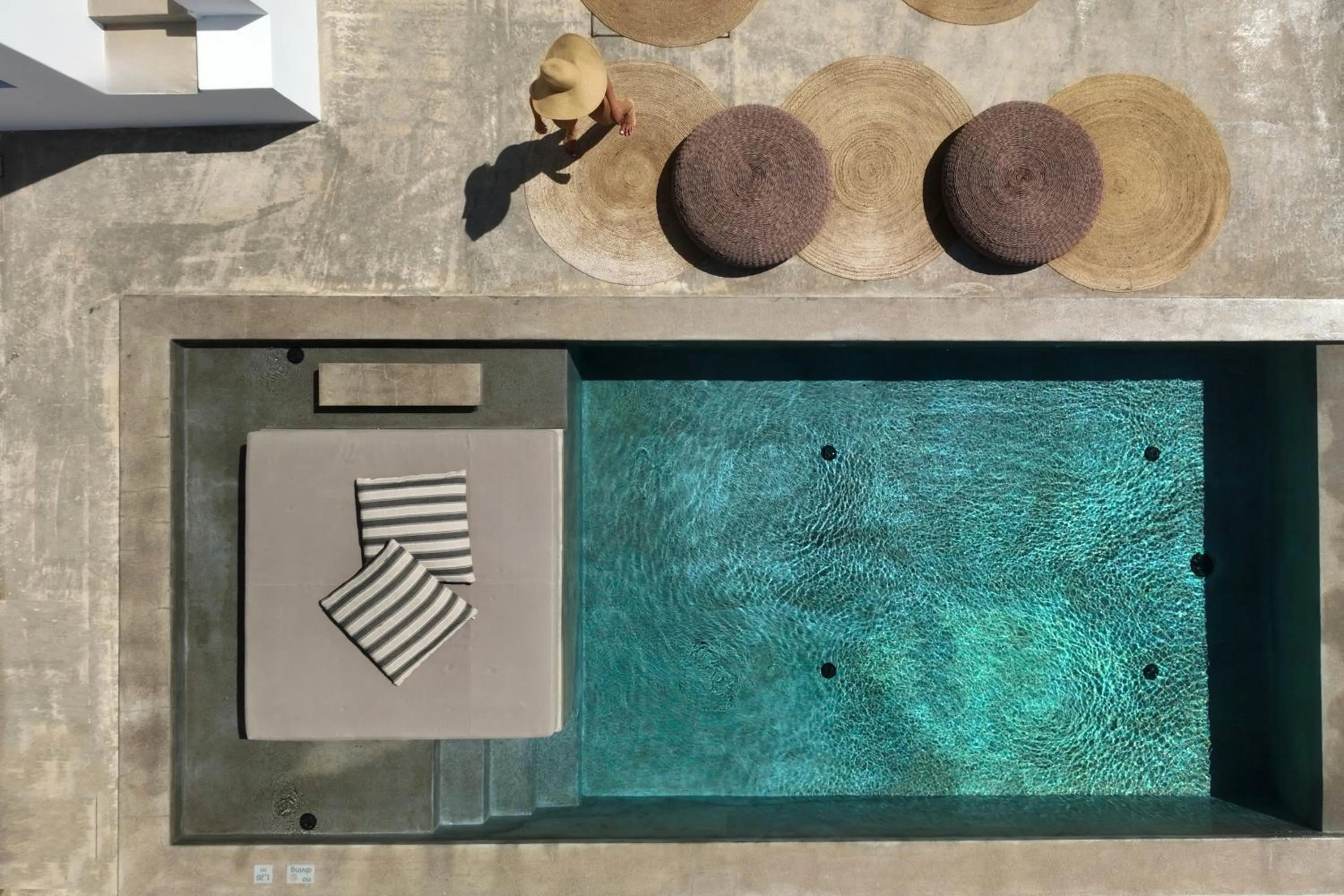 Swimming pool in Minos Beach Art Hotel, a Member of Design Hotels