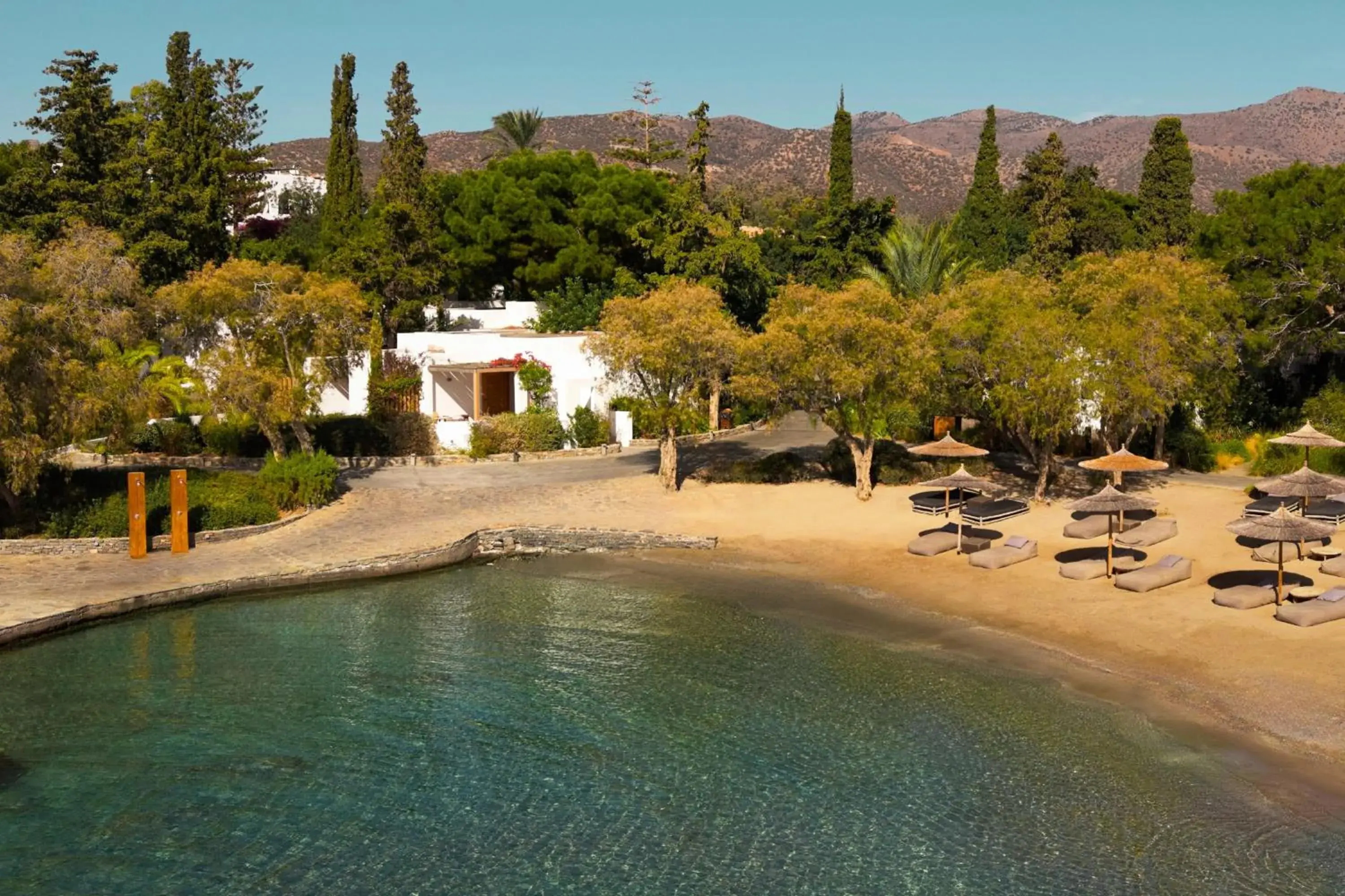 Superior Beachfront Bungalow in Minos Beach Art Hotel, a Member of Design Hotels Superior Beachfront Bungalow in Minos Beach Art Hotel, a Member of Design Hotels