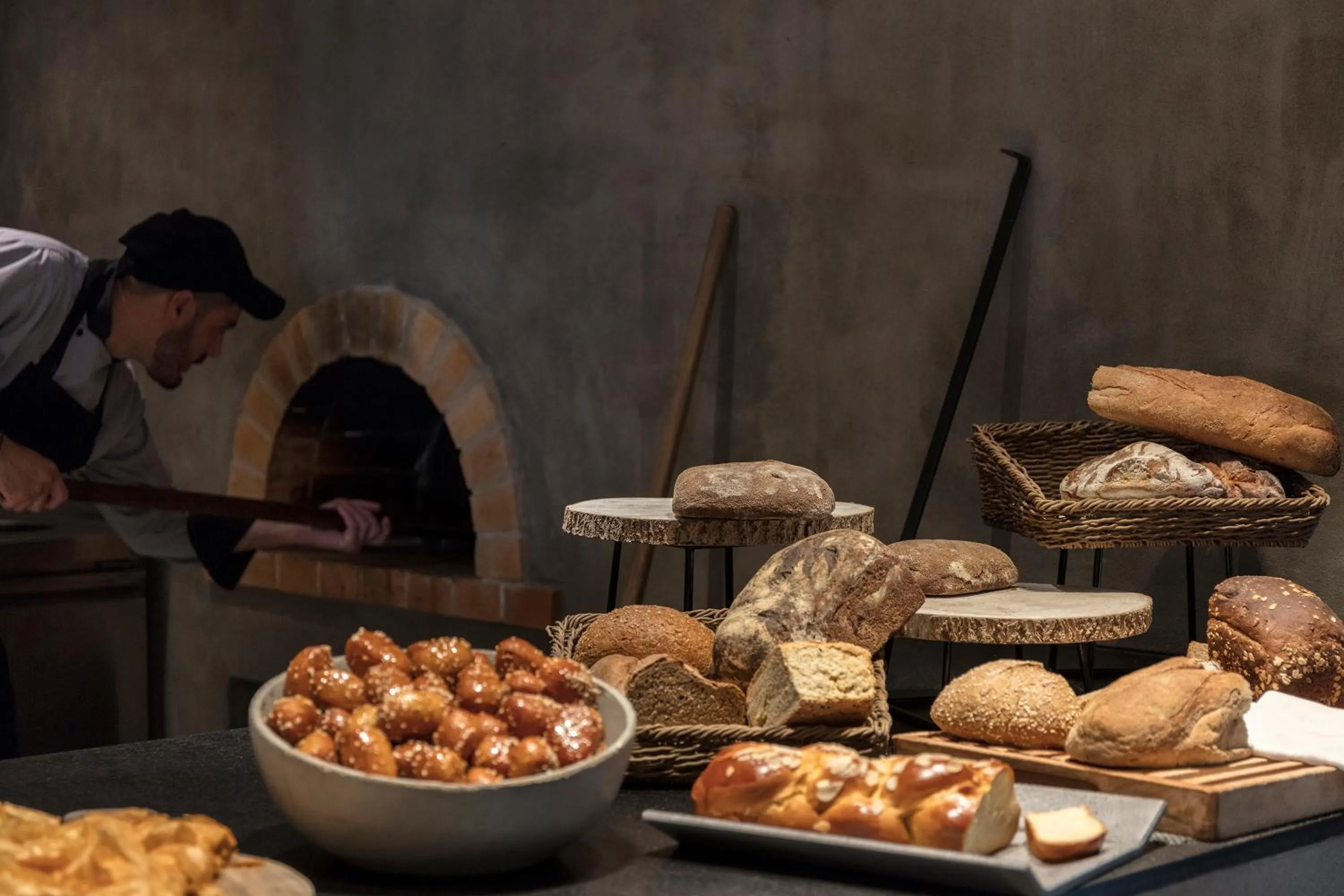 Food and drinks in Minos Beach Art Hotel, a Member of Design Hotels