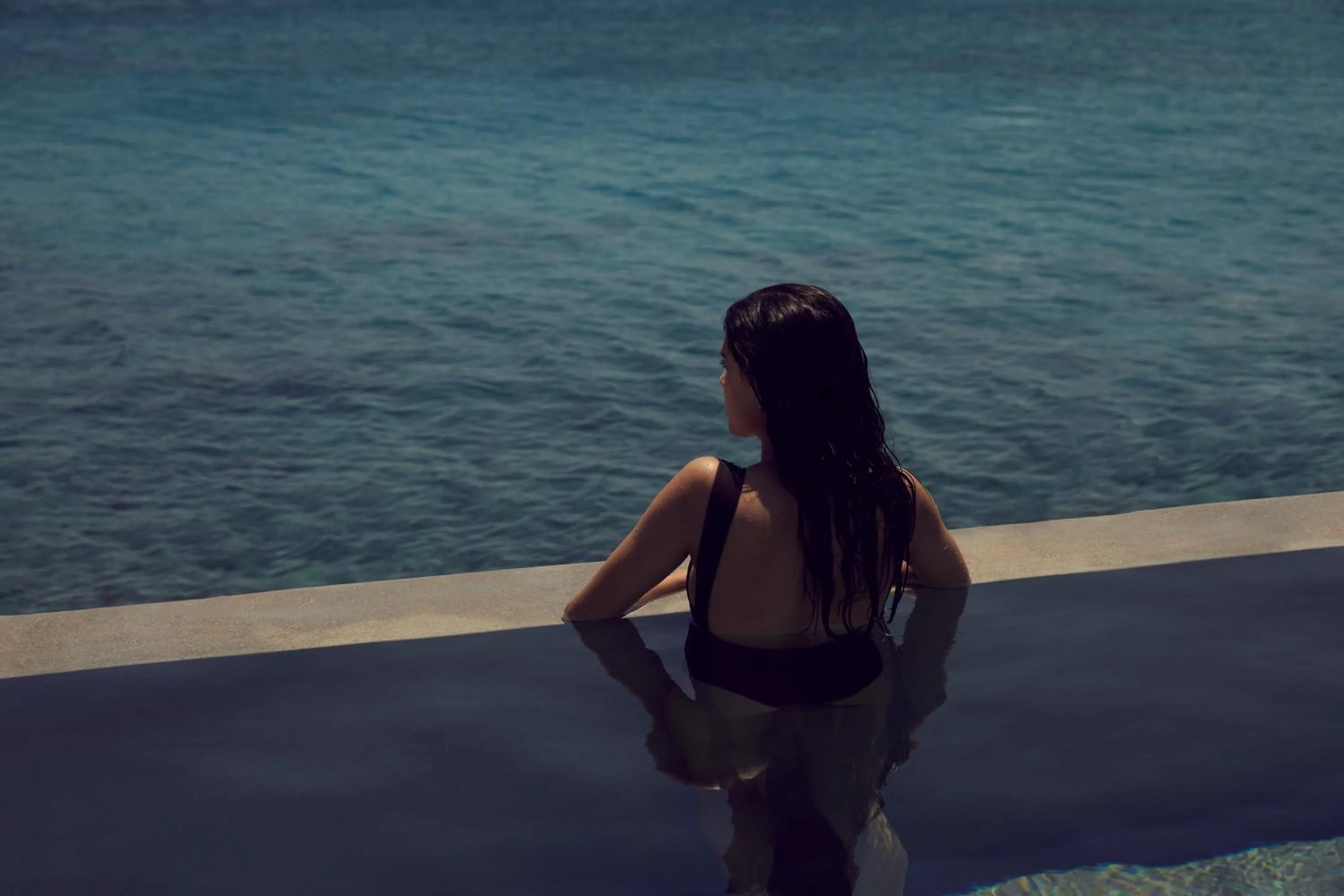 Swimming pool in Minos Beach Art Hotel, a Member of Design Hotels