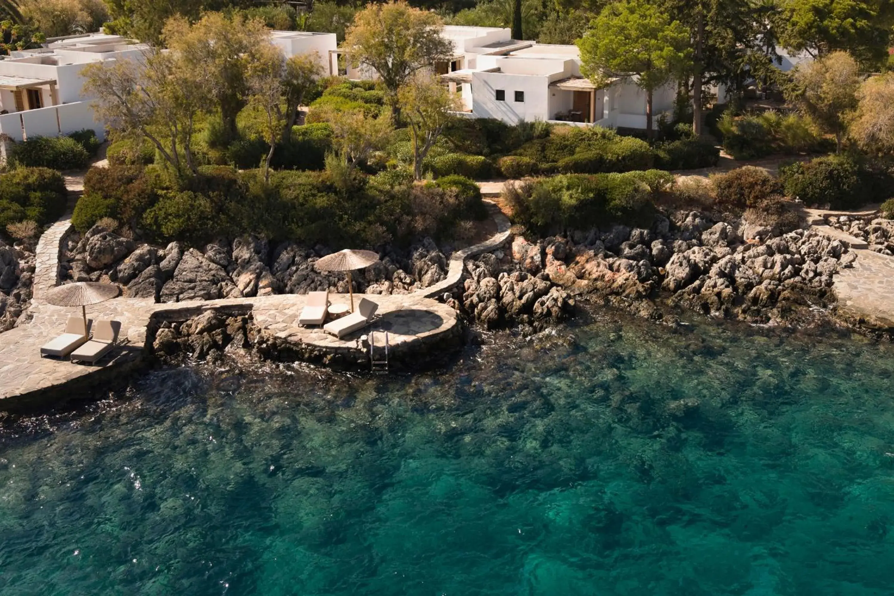 Superior Seafront Bungalow in Minos Beach Art Hotel, a Member of Design Hotels Superior Seafront Bungalow in Minos Beach Art Hotel, a Member of Design Hotels