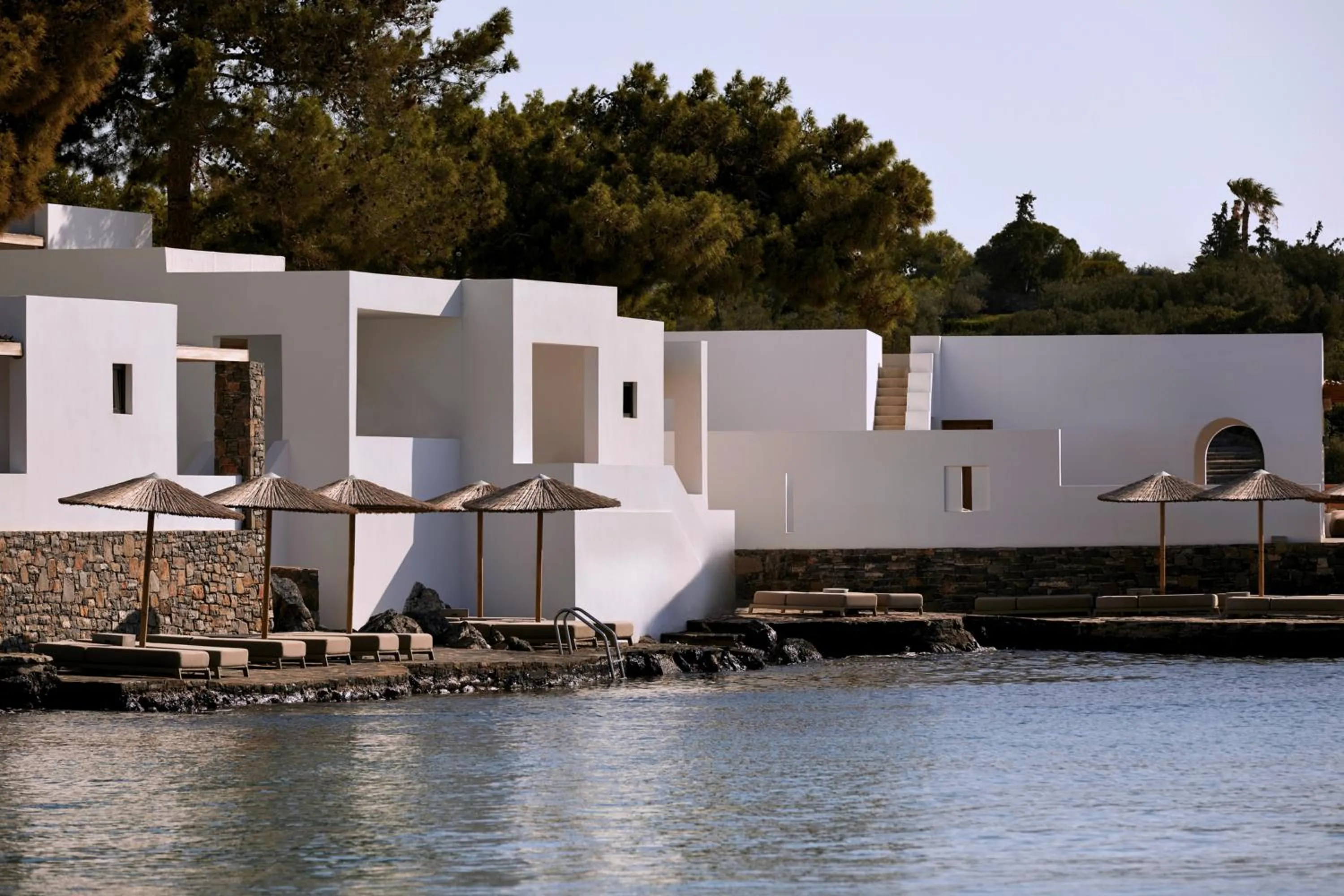Superior Waterfront Bungalow in Minos Beach Art Hotel, a Member of Design Hotels