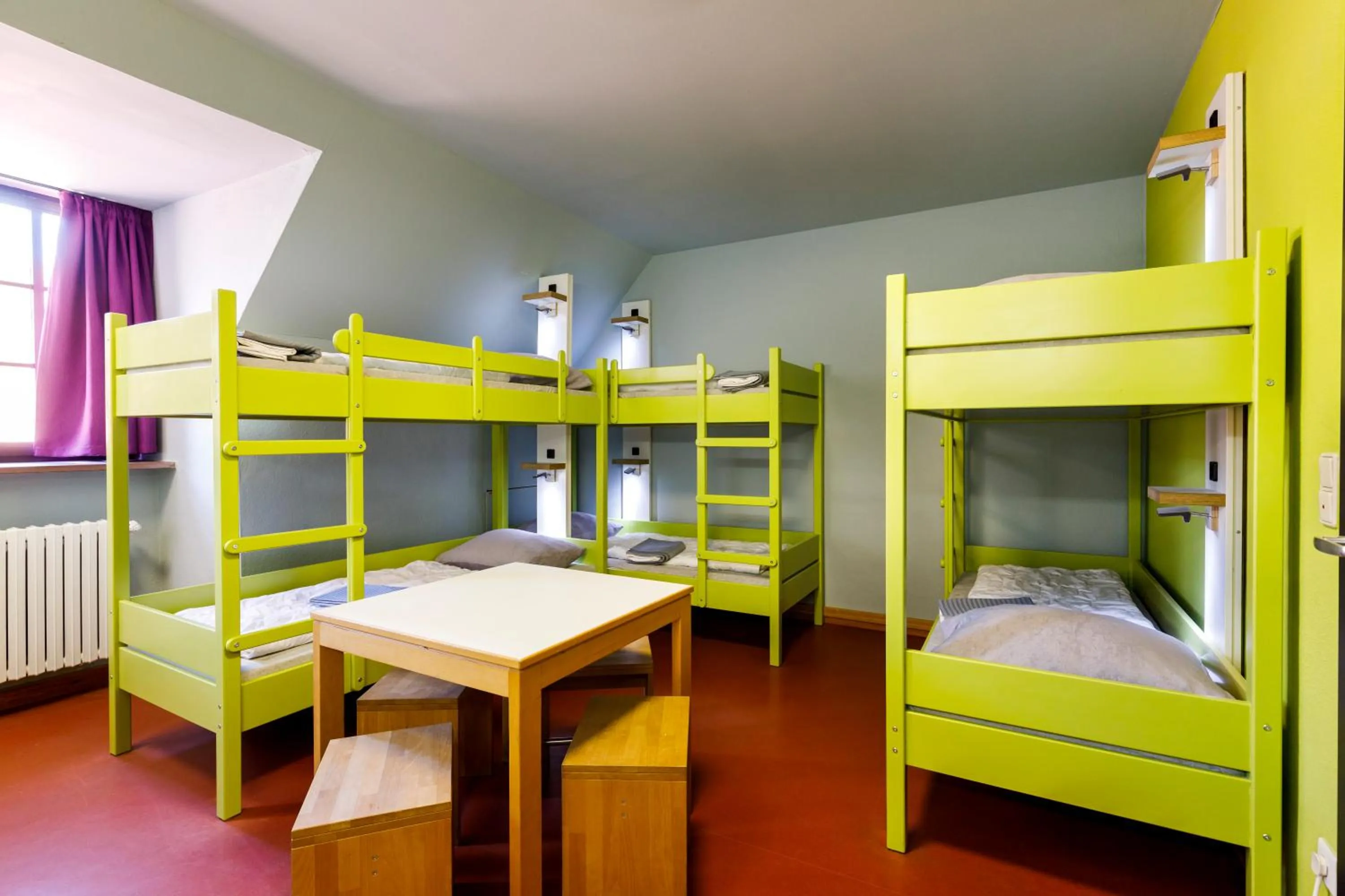 bunk bed, Bed in Youth Hostel Würzburg