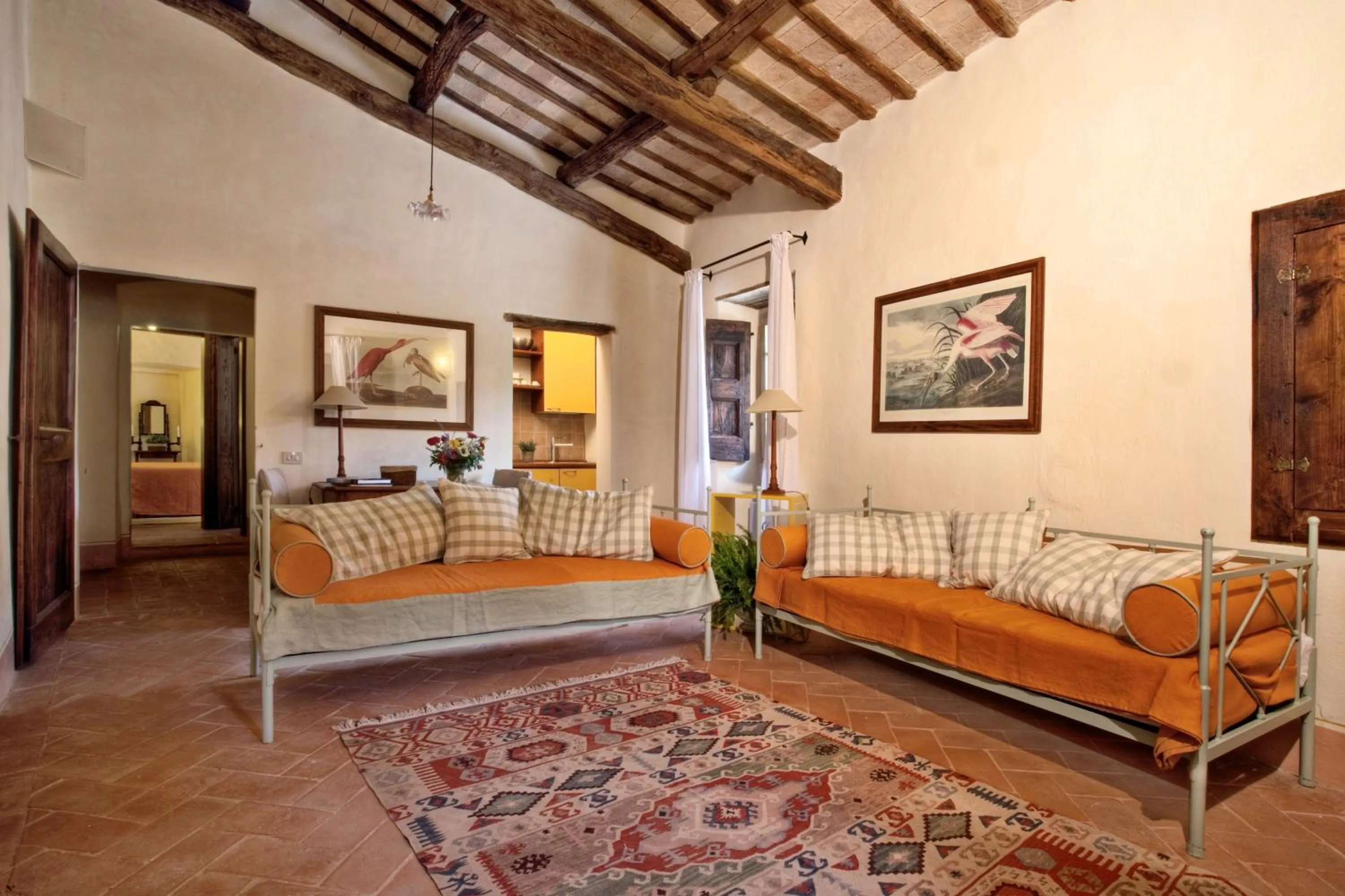 Living room, Bed in Borgo Della Marmotta