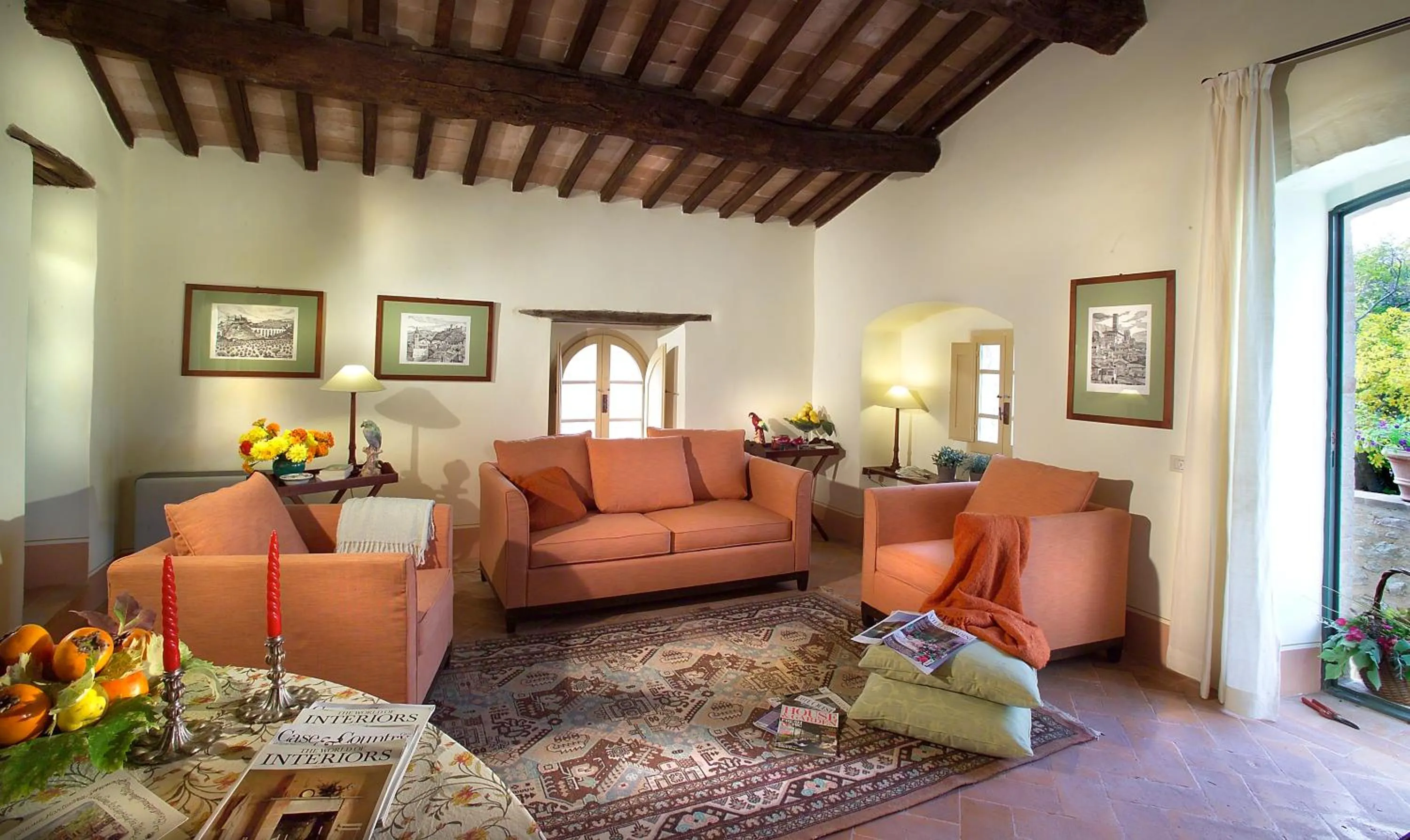 Living room in Borgo Della Marmotta