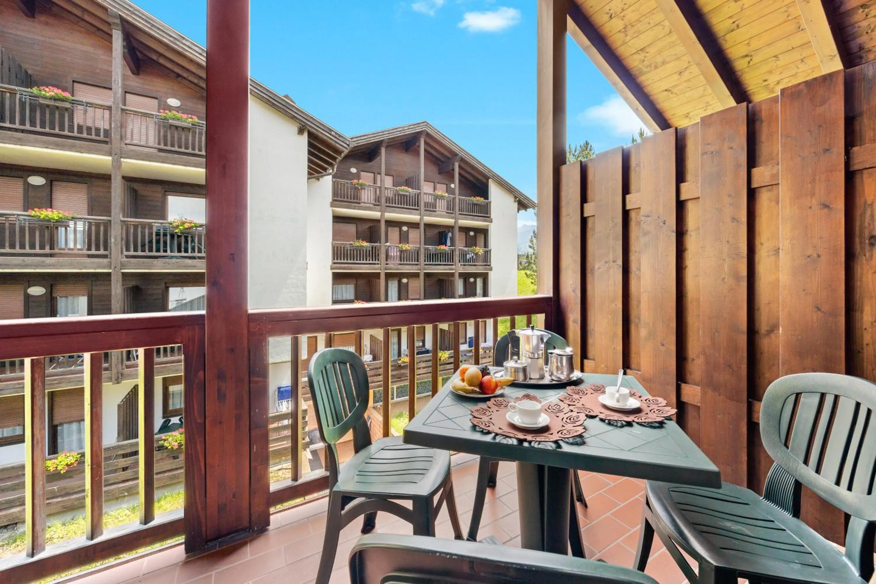 Balcony/Terrace in Aparthotel Des Alpes