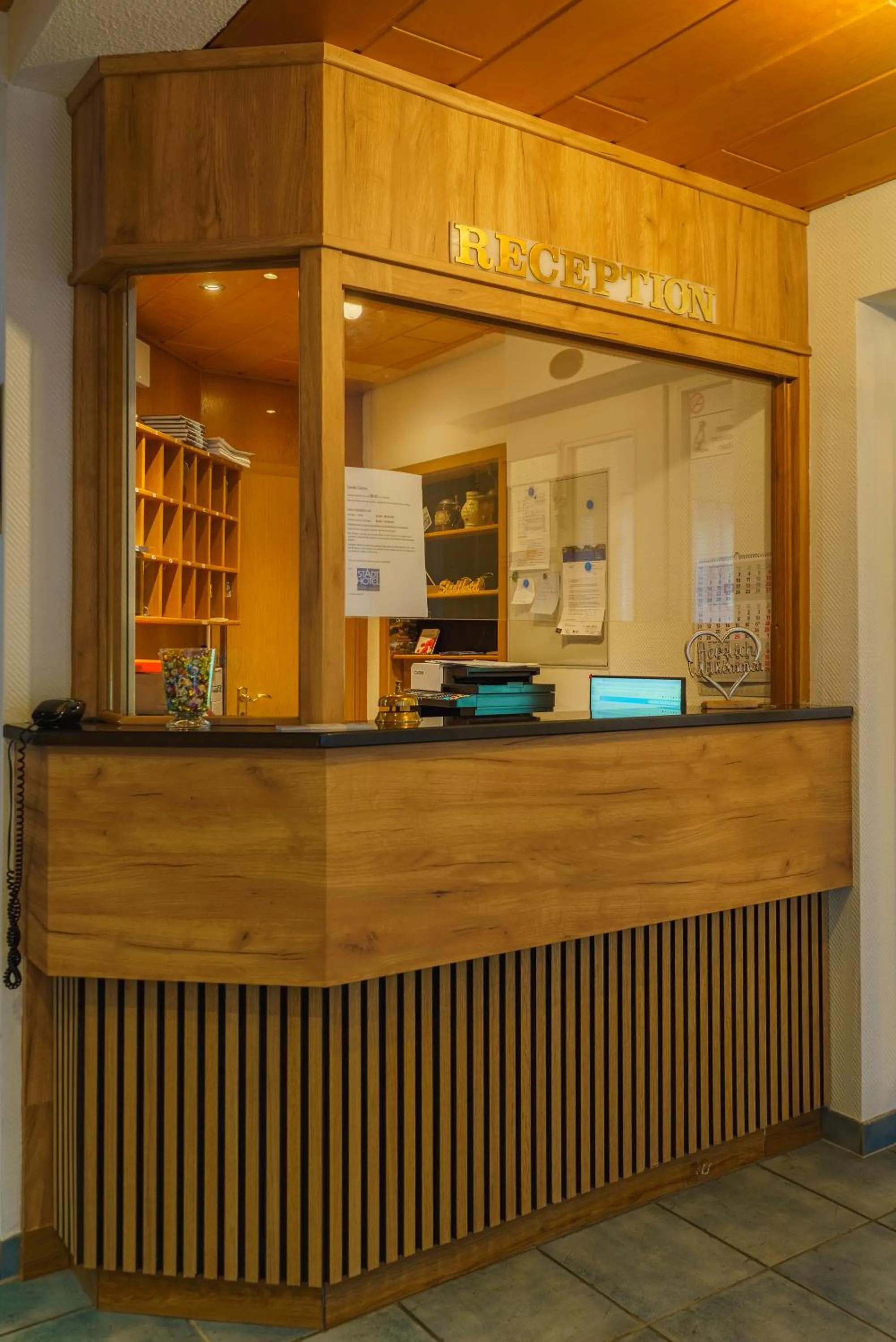 Lobby or reception in Stadthotel Pfeffermühle