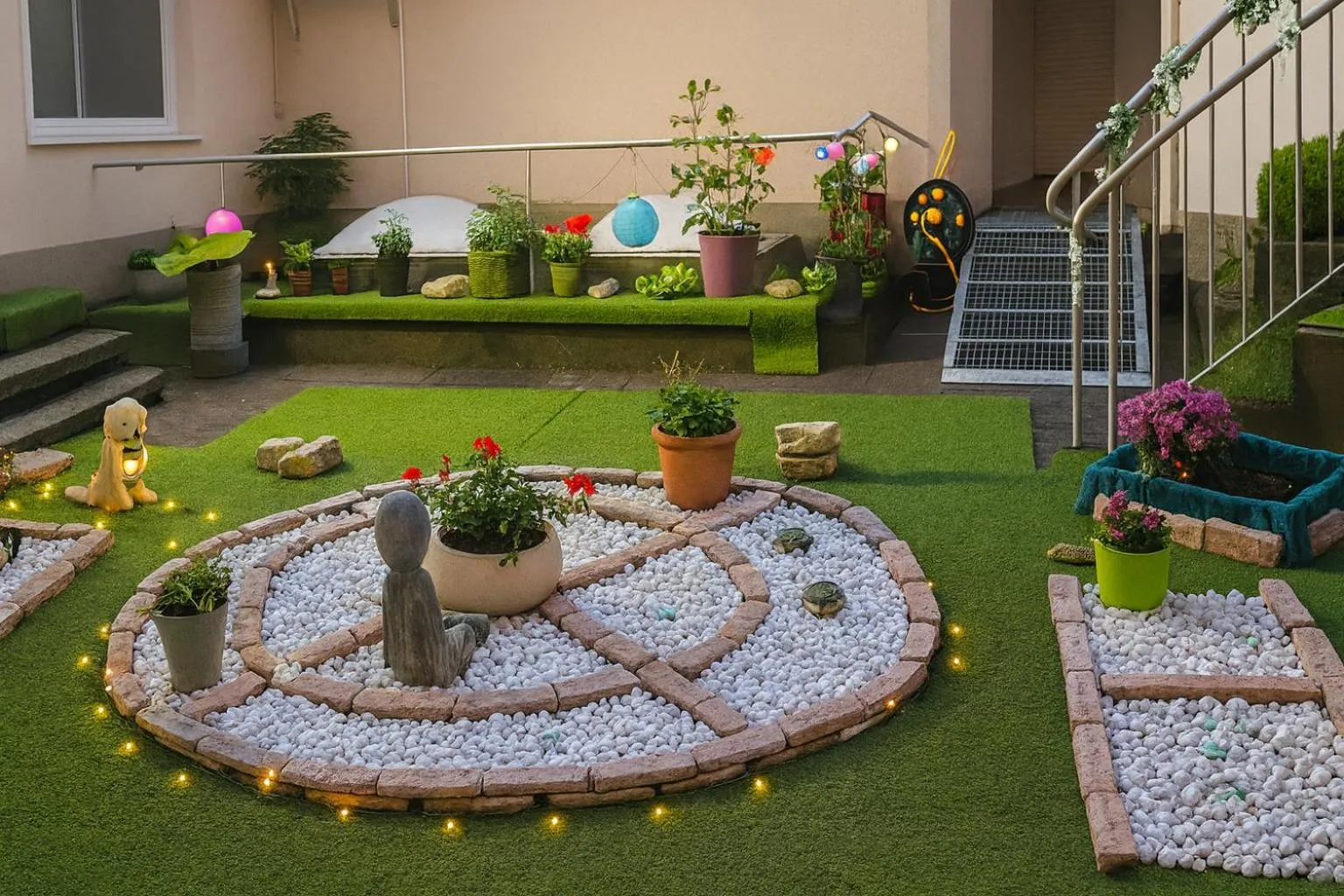 Garden view in Mainzer Hof