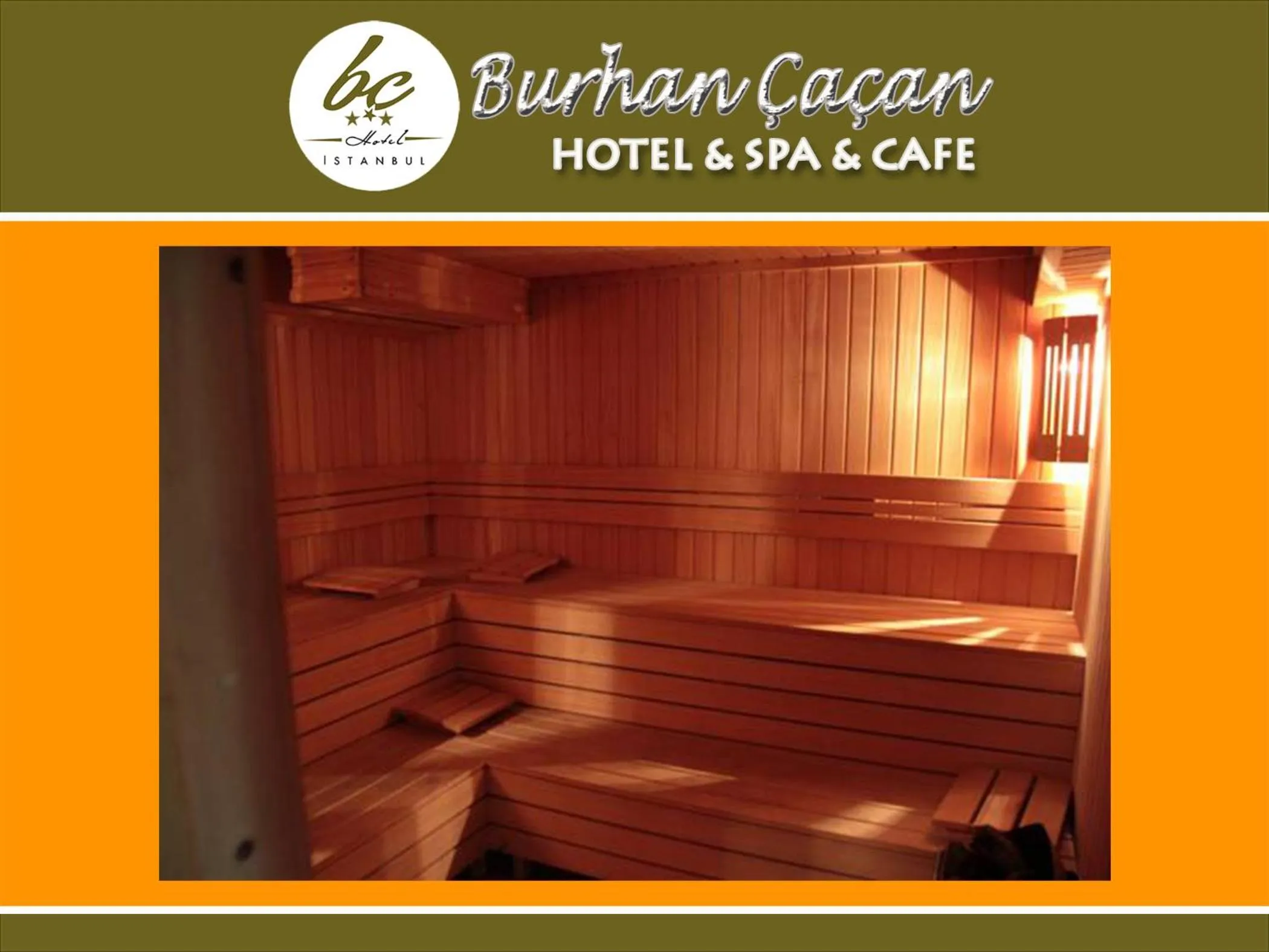 Sauna in BC Burhan Cacan Hotel & Spa & Cafe