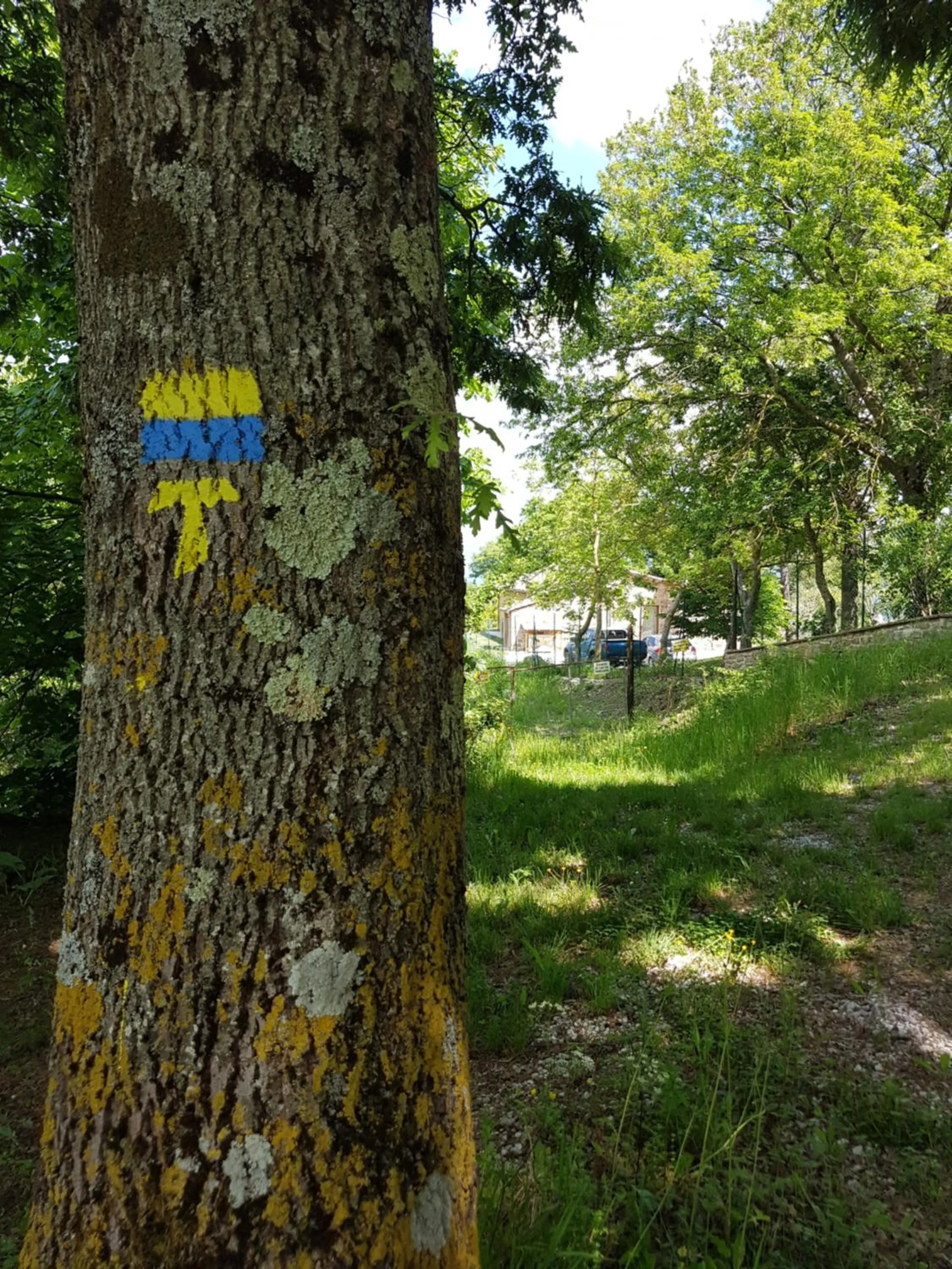 Hiking in Casalotto Francescano