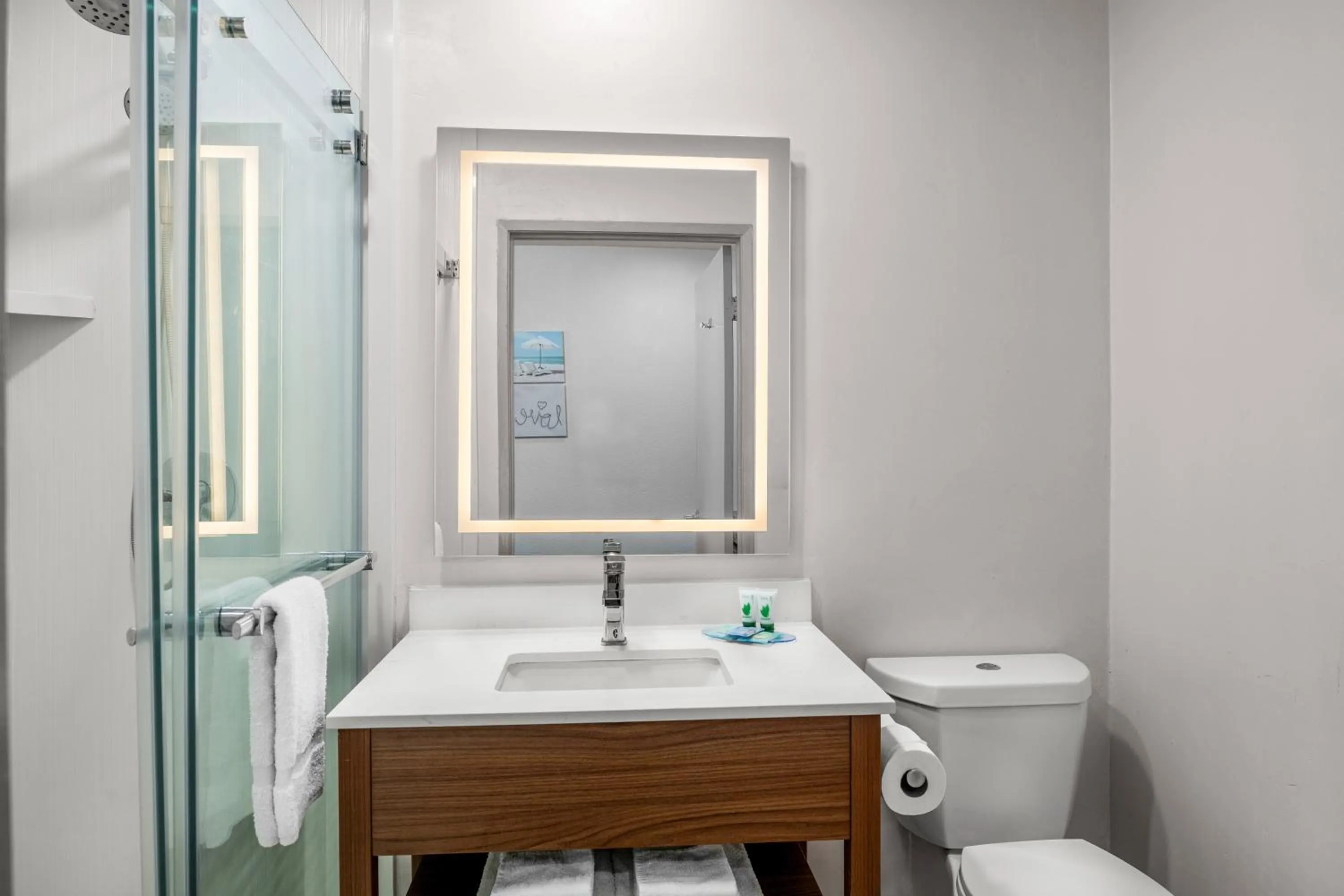 Toilet in Brisa Pacific Hotel Encinitas