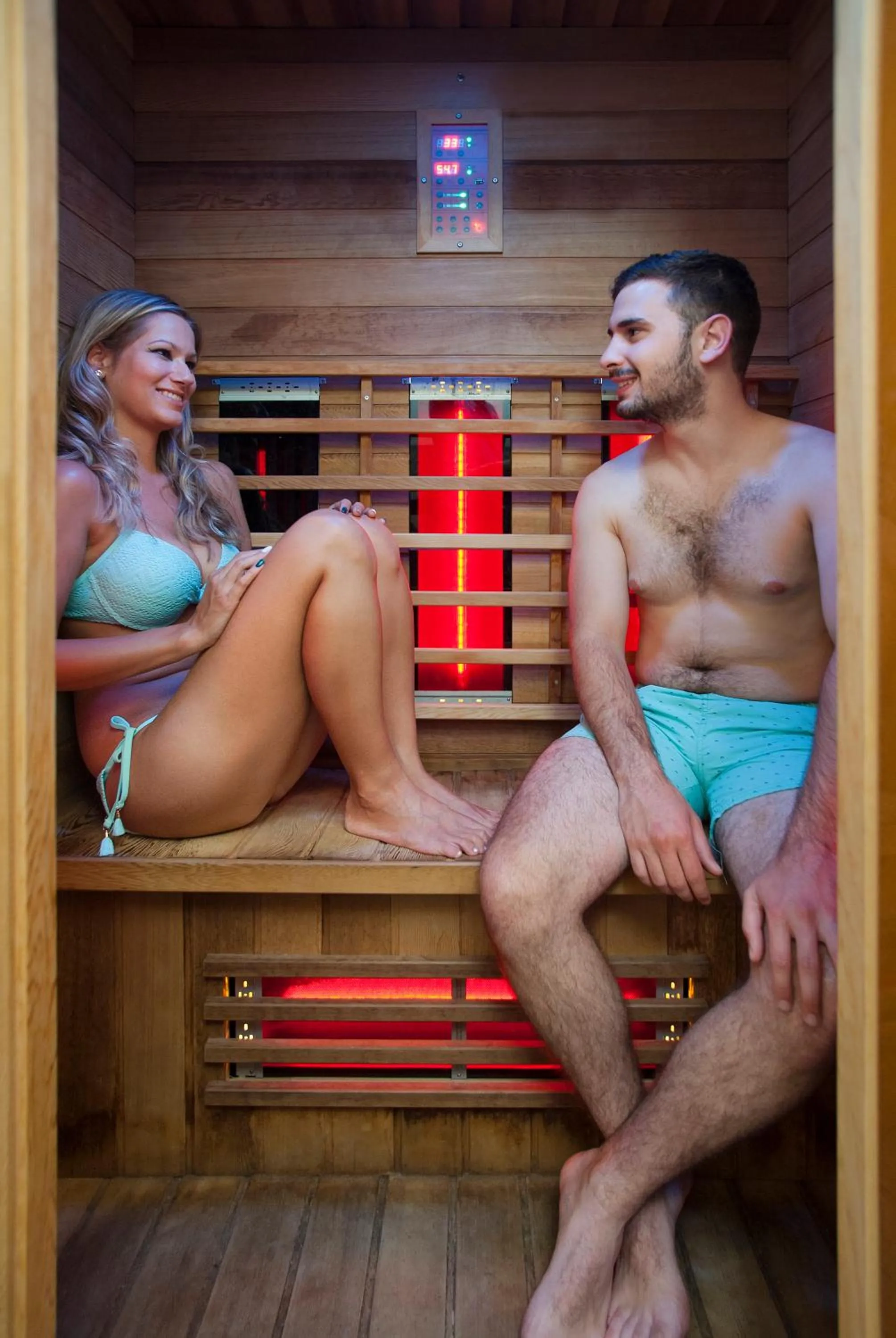 Sauna in Holiday Club Apartman Hotel