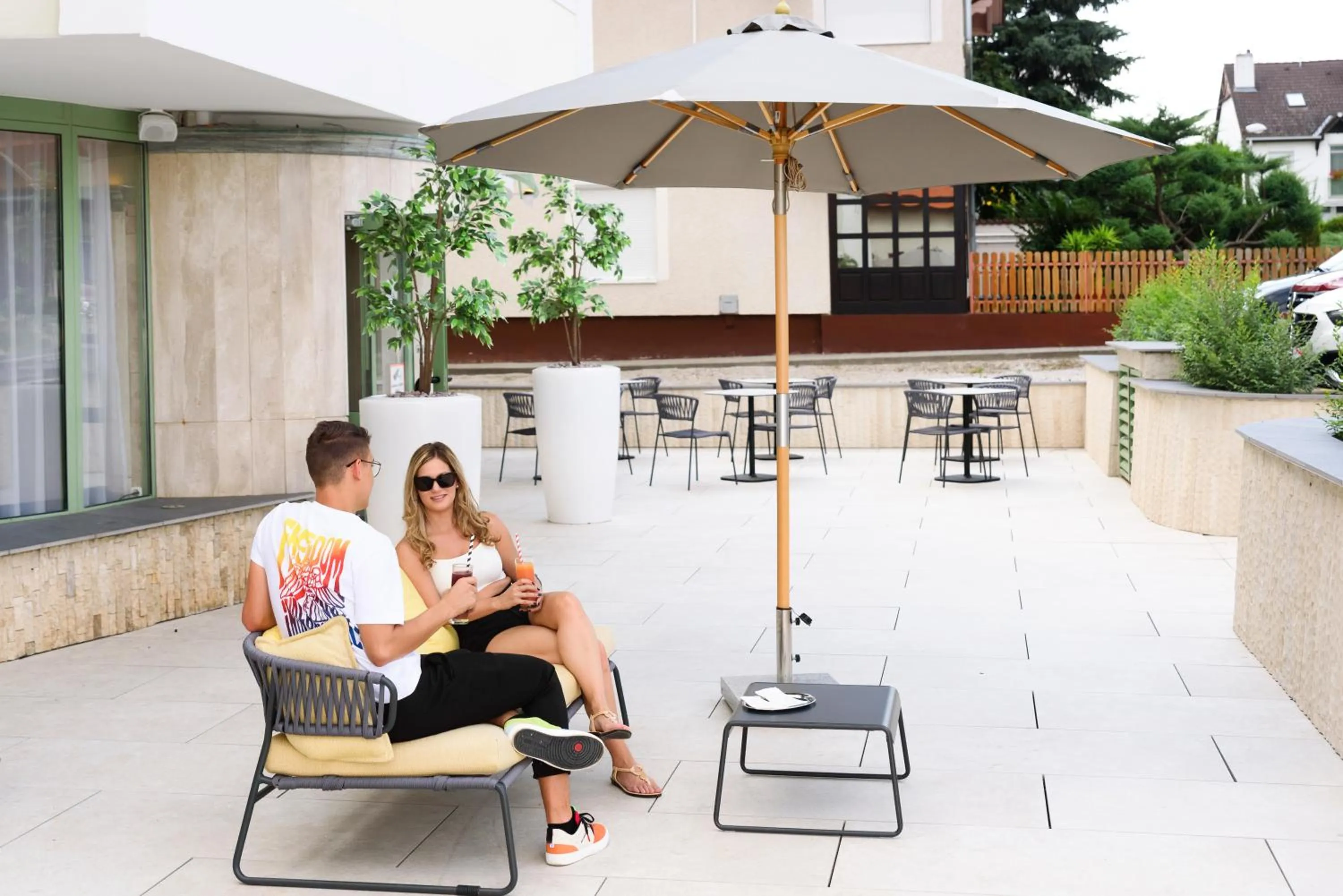 Balcony/Terrace in Holiday Club Apartman Hotel