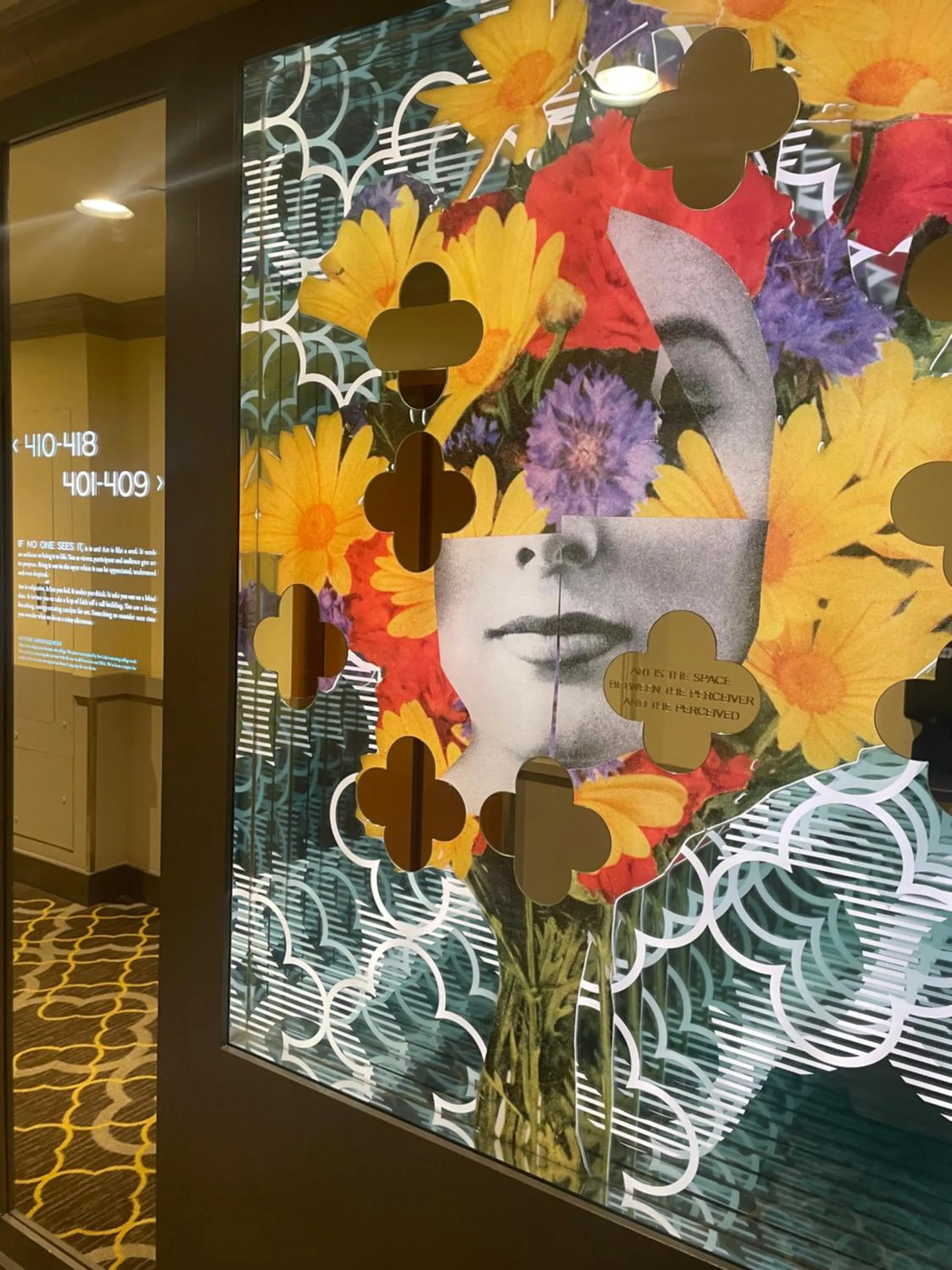 Decorative detail in The Mark Spencer Hotel