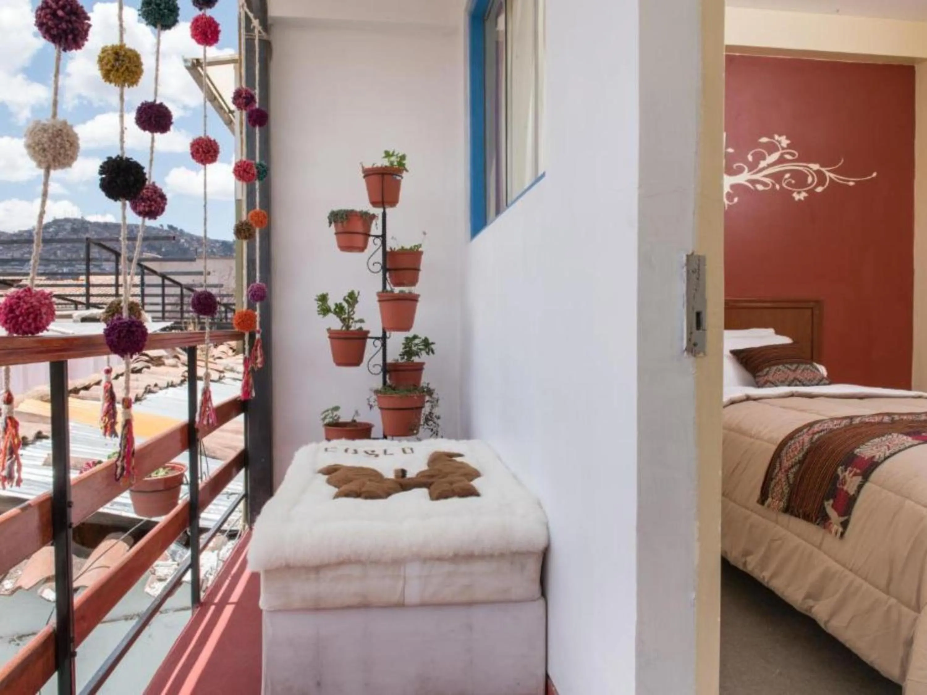 Balcony/Terrace in Hotel Andean Host Inn