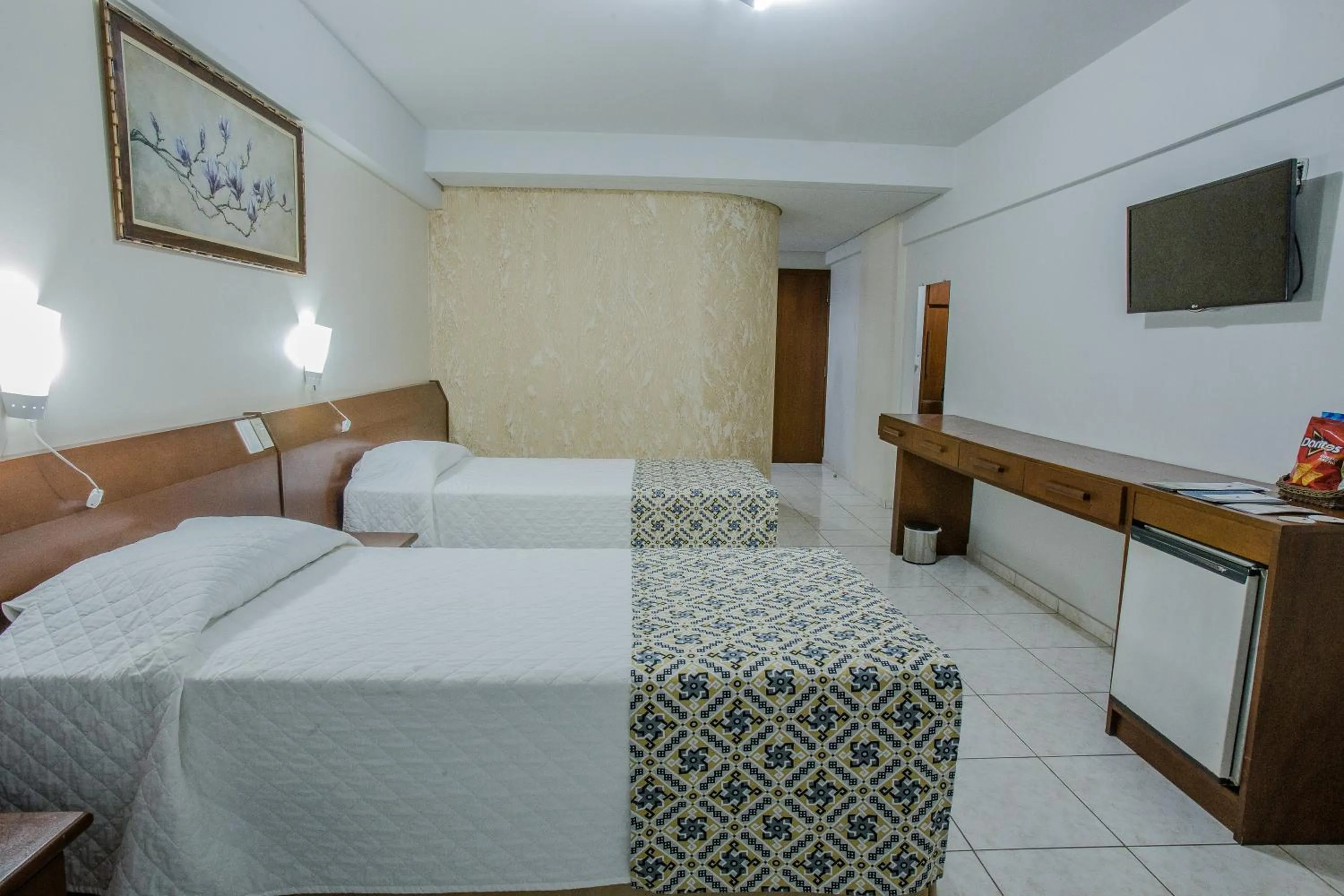 Bed in Foz Presidente Comfort Hotel