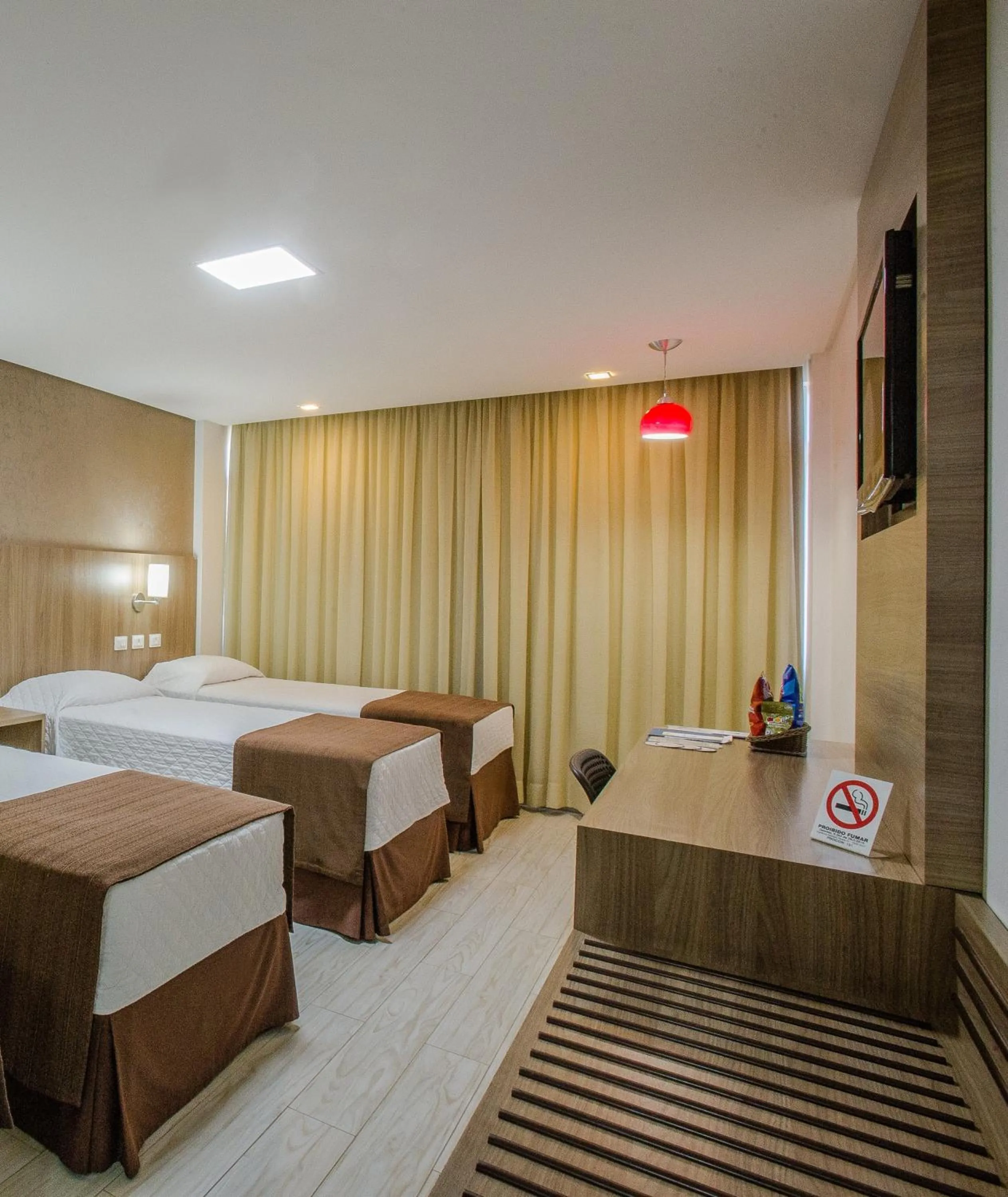 Bed in Foz Presidente Comfort Hotel