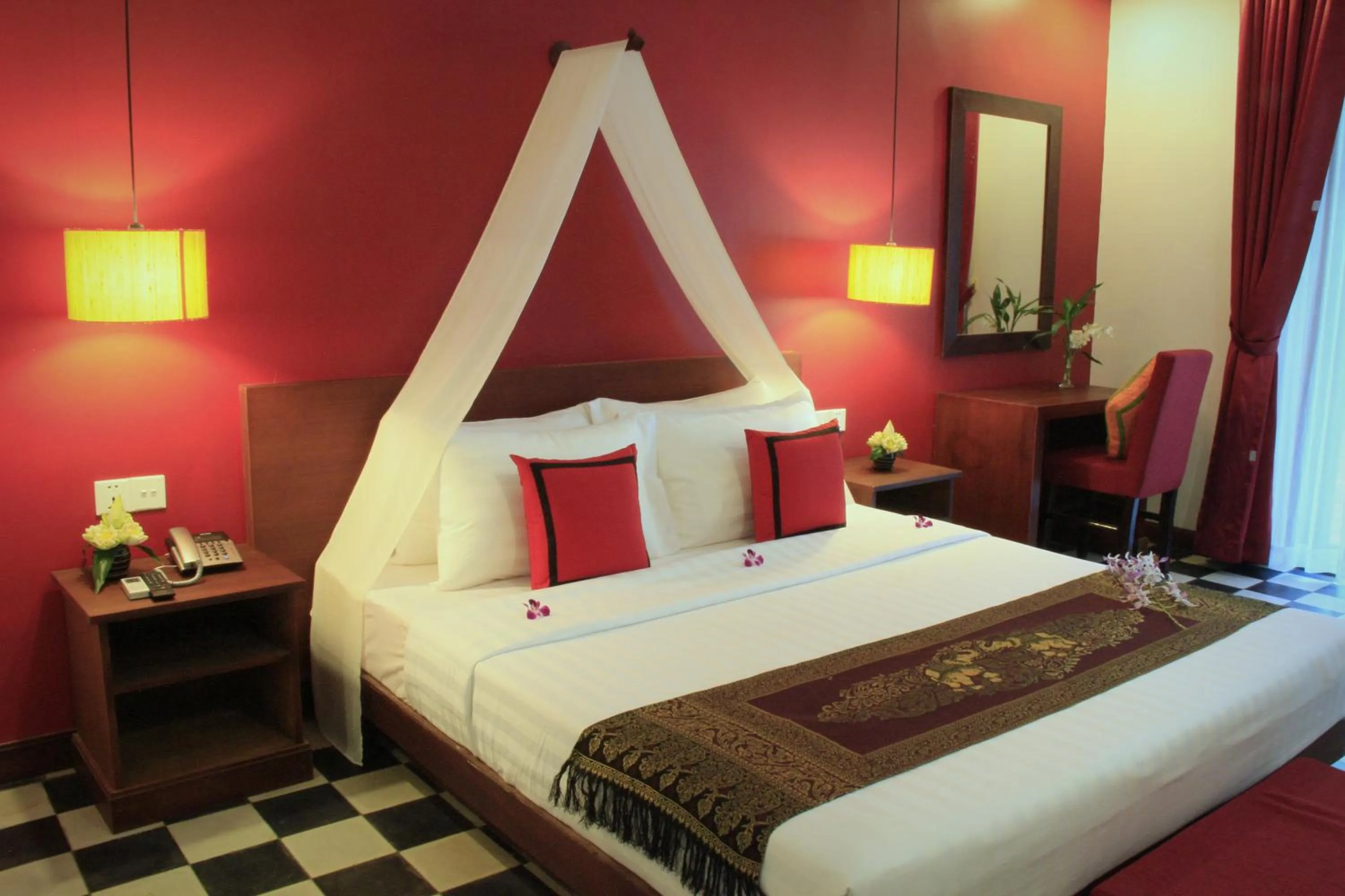 Bedroom, Bed in Mekong Angkor Palace Hotel