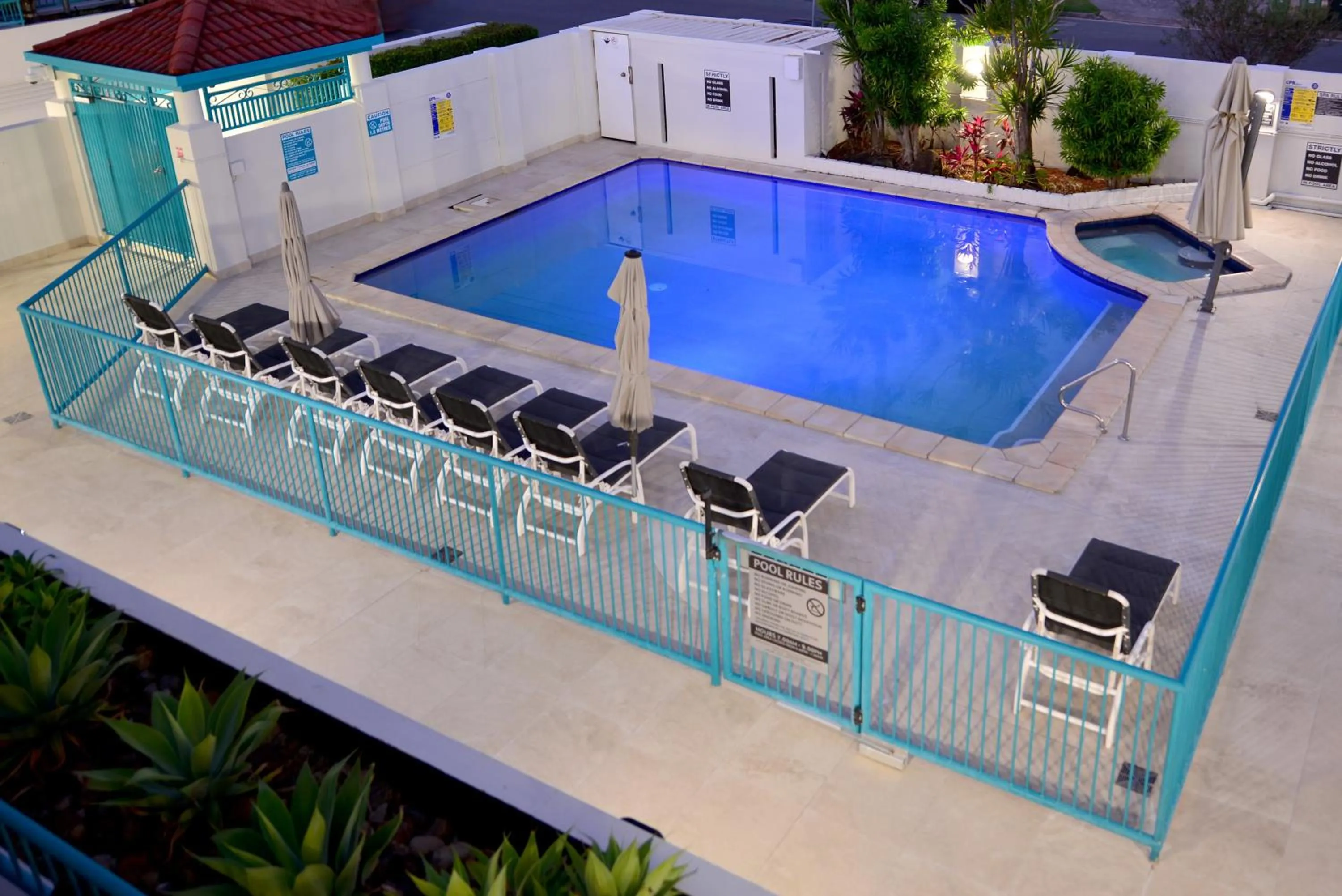 Pool view in Paradise Isles