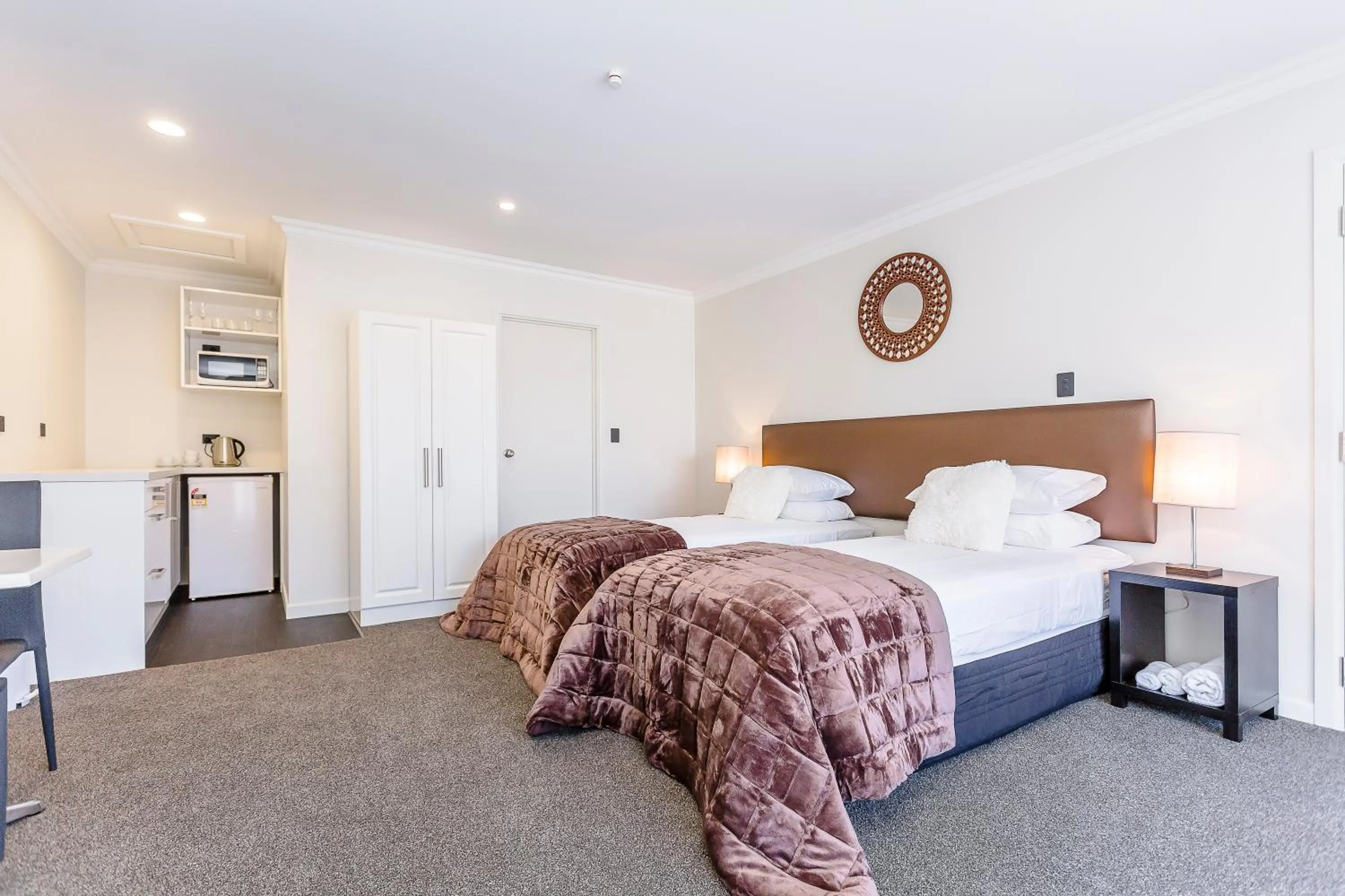 Bed in Superior Dunedin Apartments